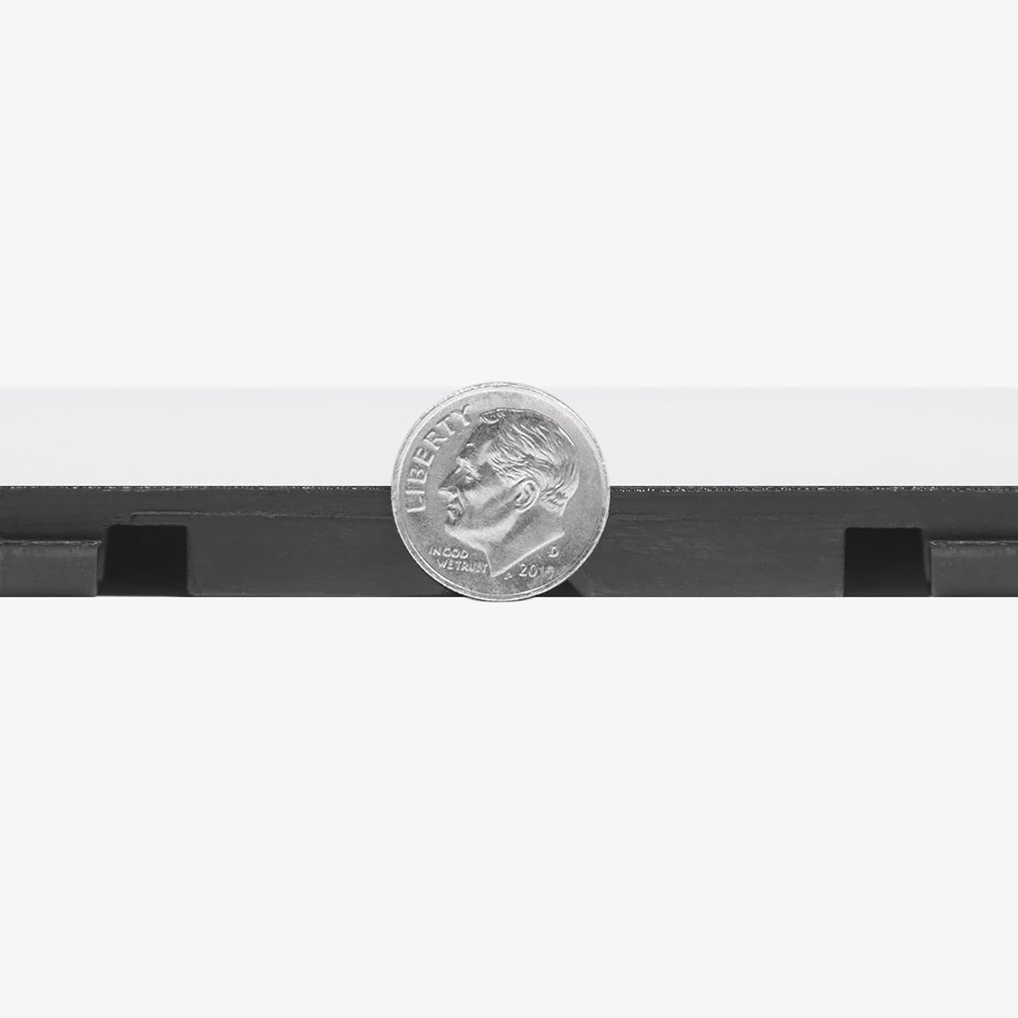 IncStores 3/8 Inch Thick Practice Dance Floor Tiles | Printed Plastic Dance Flooring for Practice and Performance of Countless Dance Styles (White, 28-12" x 12" Tiles)