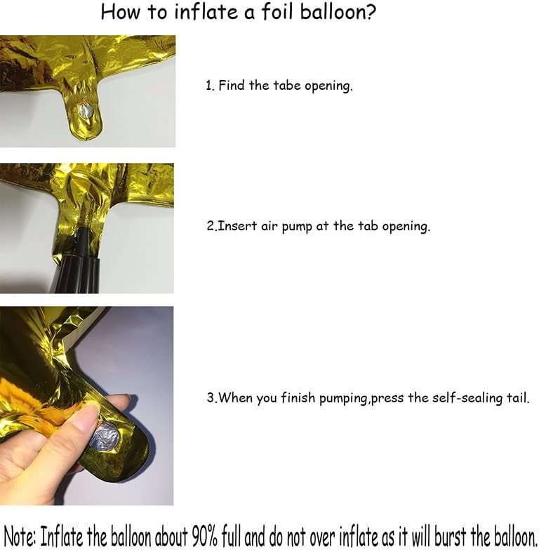 GOER Number 10 Balloons for 10th Birthday Party Decorations,42 Inch Jumbo Foil Helium Balloons for 10th Anniversary (Gold)