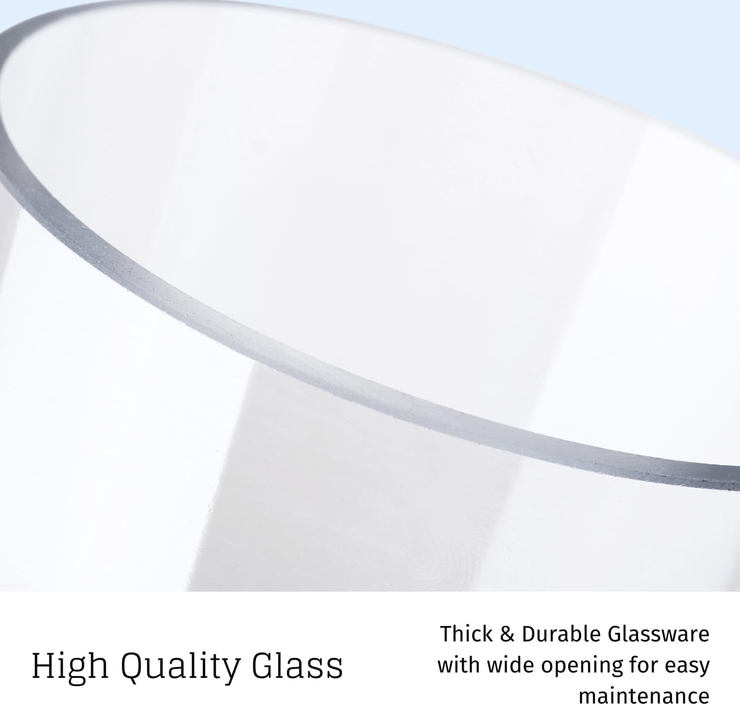 Set of 3 Apothecary Jar with lids, Glass Candy Container Set, Decorative Jars for Weddings & Party, Elegant Storage Candy Canister, Iridescent (H: 9", 12.5", 14"; 20 FL.OZ, 23 FL.OZ and 28 FL.OZ)