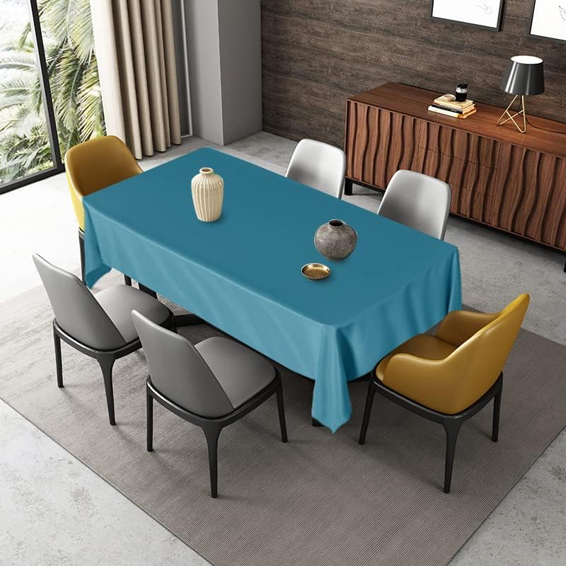 Fitable Square Tablecloth 54x54 inch Tablecloth Stain and Wrinkle Resistant Washable Polyester Table Cloth for Buffet Parties and Camping, Teal