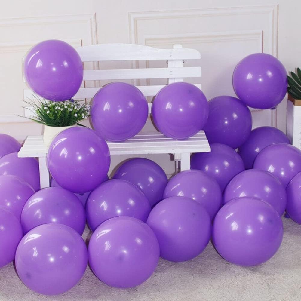 400 Pack Purple Balloons 5 Inch Purple Small Ballons Quality Latex Matte Balloons Helium Balloon Party Decorations Supplies