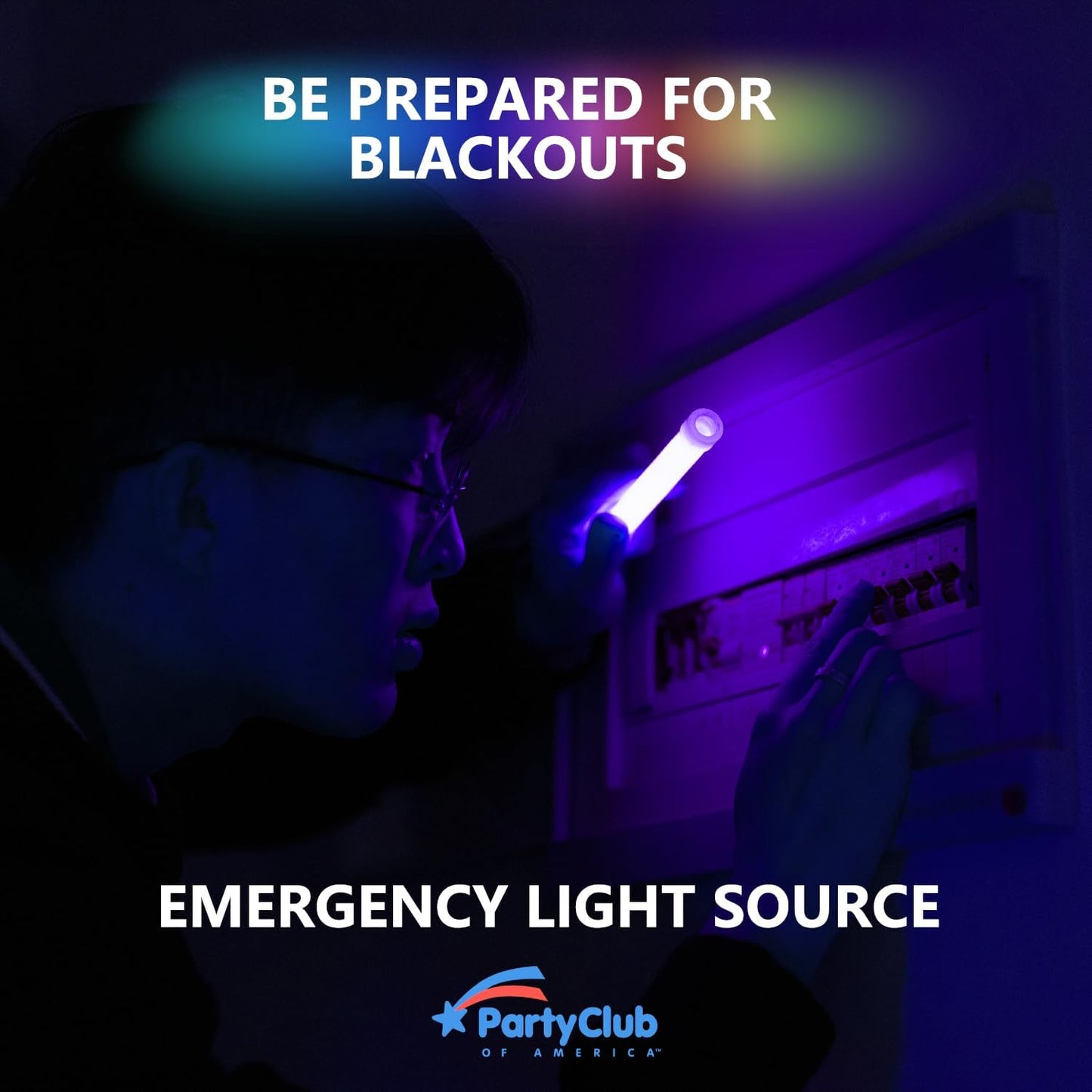 Premium Glow Fever Bulk Ultra Bright Multi Color Glow Sticks Emergency Light Sticks for Camping Accessories Parties Hurricane Supplies Earthquake Survival Kit and More