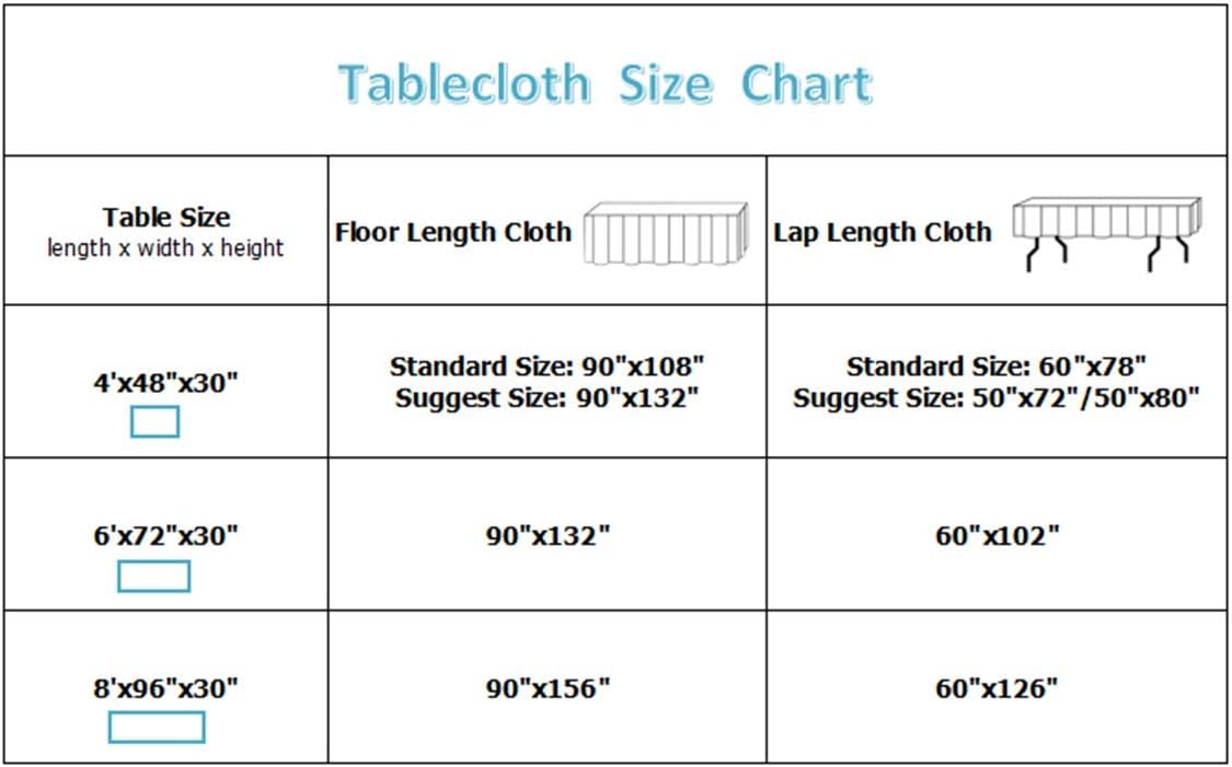 SquarePie Sequin Tablecloth 50 x 72 Inch White Sparkly Table Linen for Wedding Party