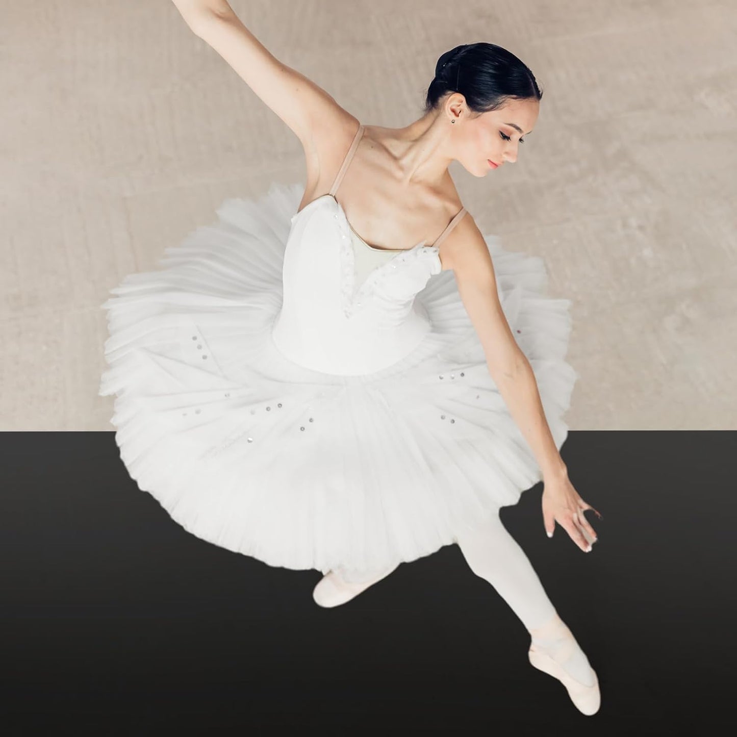 Portable Dance Floor Smooth Ballet Floor Vinyl Dance Mat for Home Stage Studios Kids Adults Practice Improve