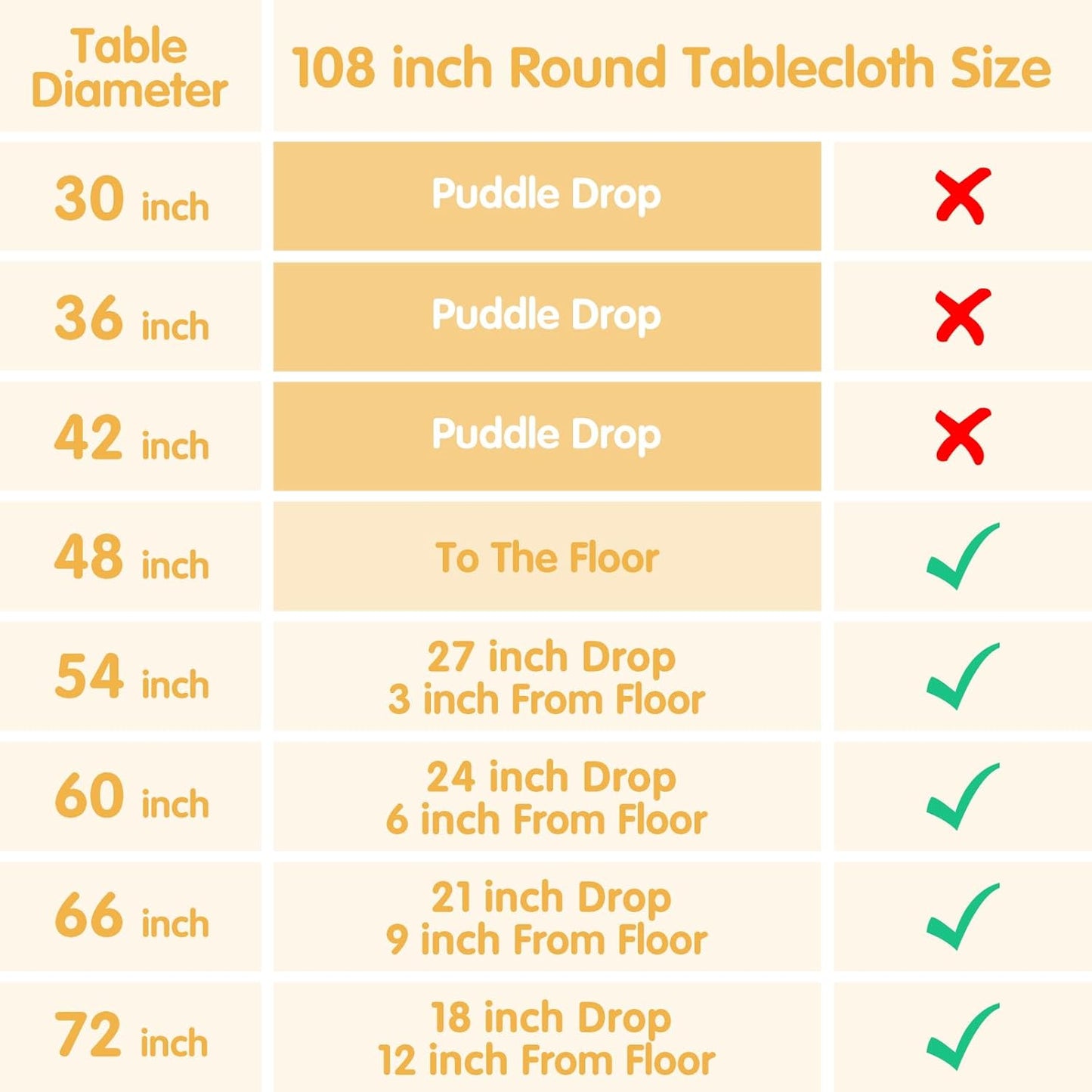 BRILLMAX 4 Pack Beige Round Tablecloths 108 Inch - Circle Bulk Linen Polyester Fabric Washable Table Cloth Cover for Wedding Reception Banquet Birthday Party Buffet Restaurant