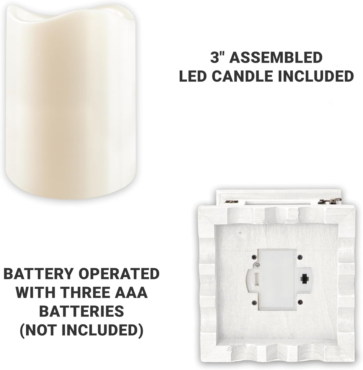 Let's Make Memories Personalized Memorial Lantern - Sympathy - Condolences - LED Candle - Automatic Timer - Wood/Stainless Steel - Copper Finish - A Light Remains