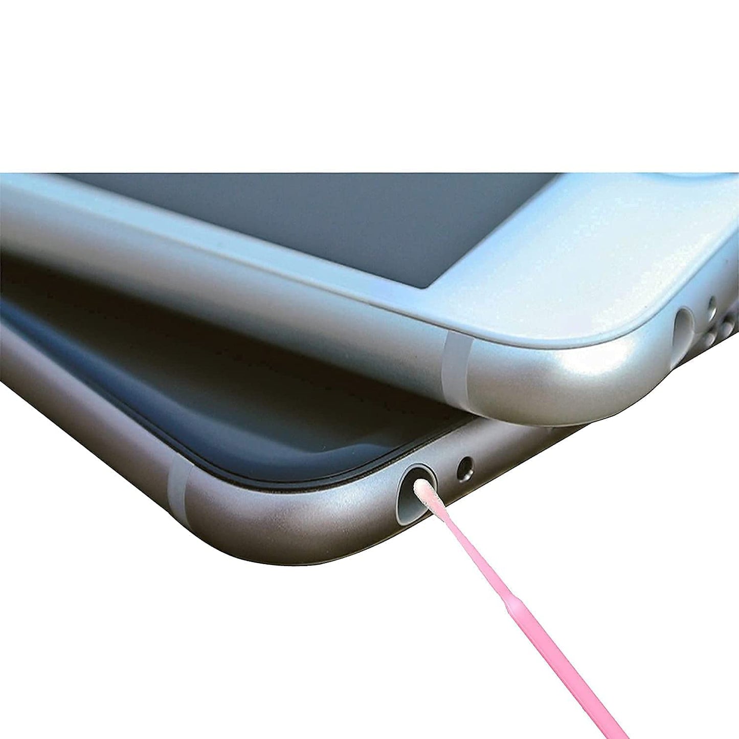 600PCS Microswabs for Eyelash Extensions,Disposable Micro Applicators Brush for Cleaning and Applying Make-up Pink (Head Diameter: 2.0mm)