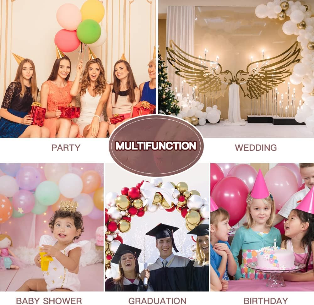 Balloon Arch Kit Balloon Garland Kit Balloon Decoration 32.8ft Balloon Arch Strip & 200 Glue Points For Balloons for Arch Decoration For Wedding Party Halloween balloons Birthday Baby Shower Decor