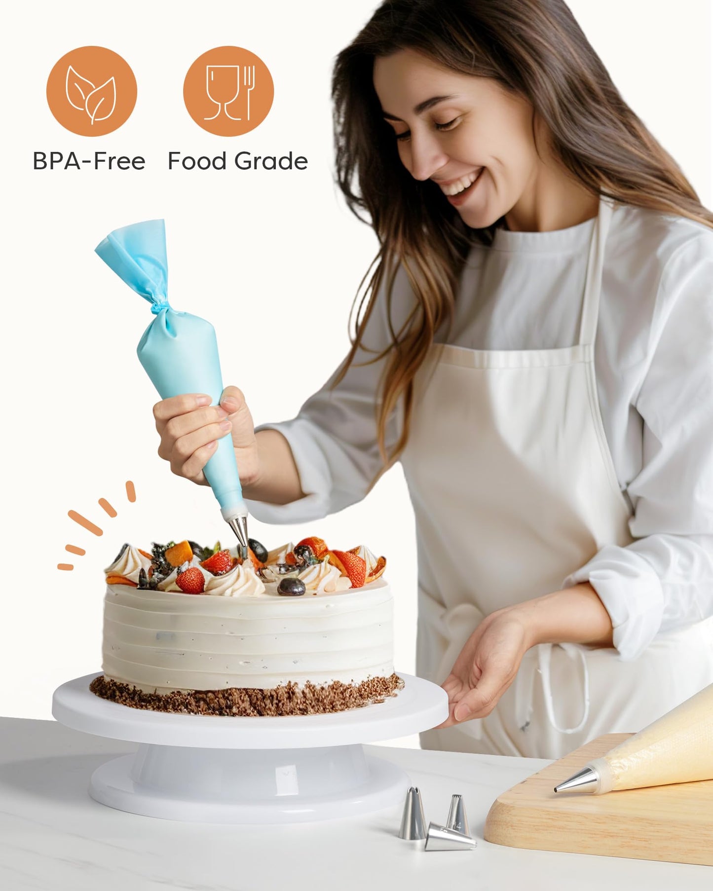 Kootek 71 Cake Decorating Kit Baking Supplies Tools for Beginners & Pros