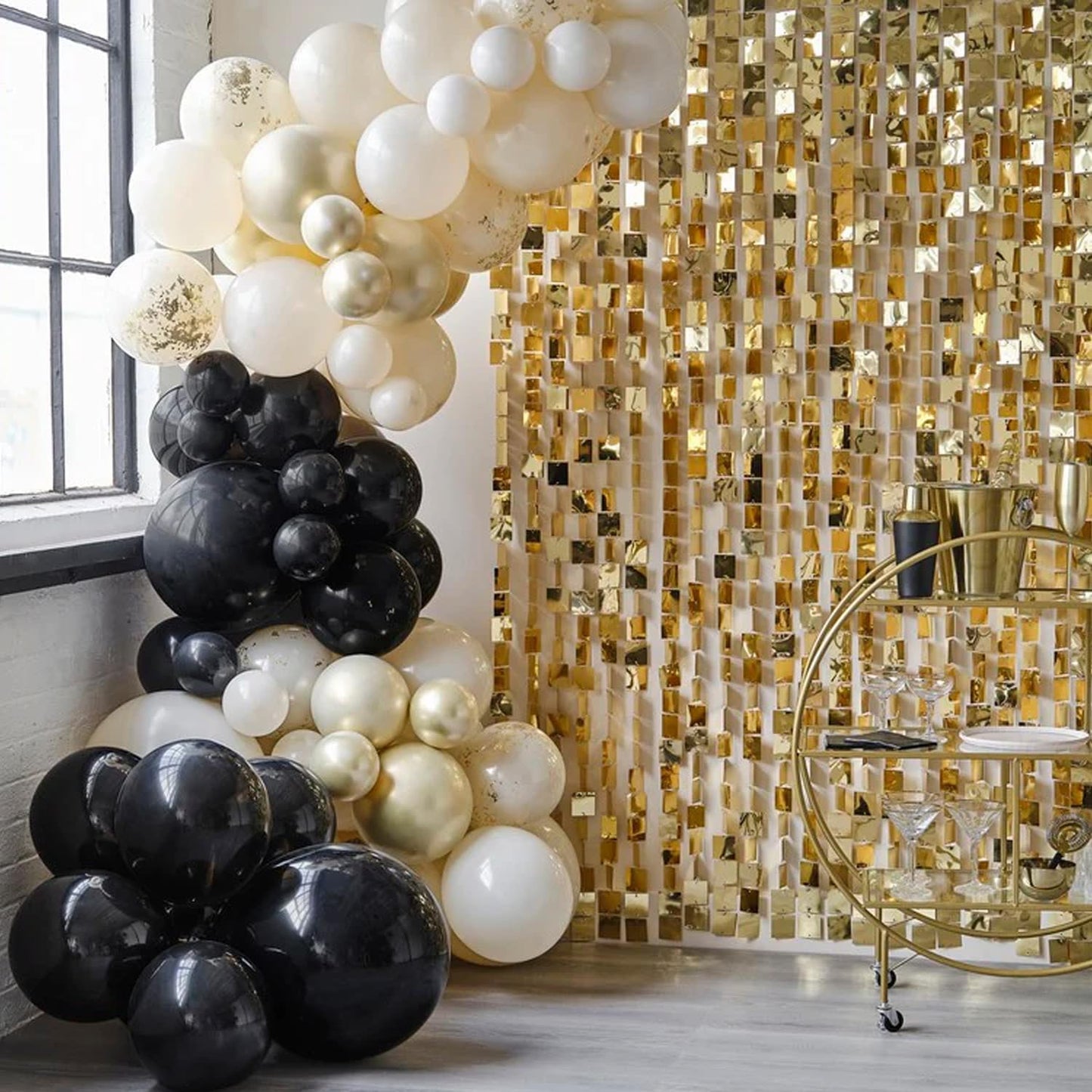 110pcs White Sand Balloons 12 Inch White Latex Balloon Garland Arch Kit for Birthday Baby Shower Anniversary Graduation Wedding Party Decorations