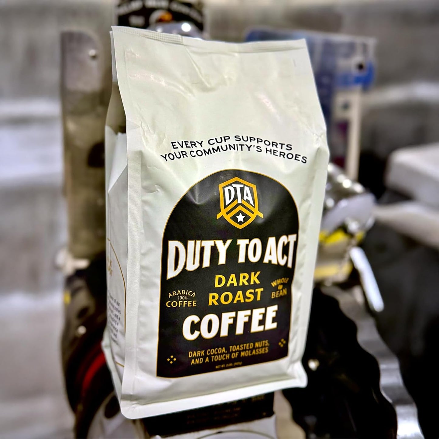 Duty to Act Dark Roast Whole Coffee Beans, 2 lbs (Pack of 2)