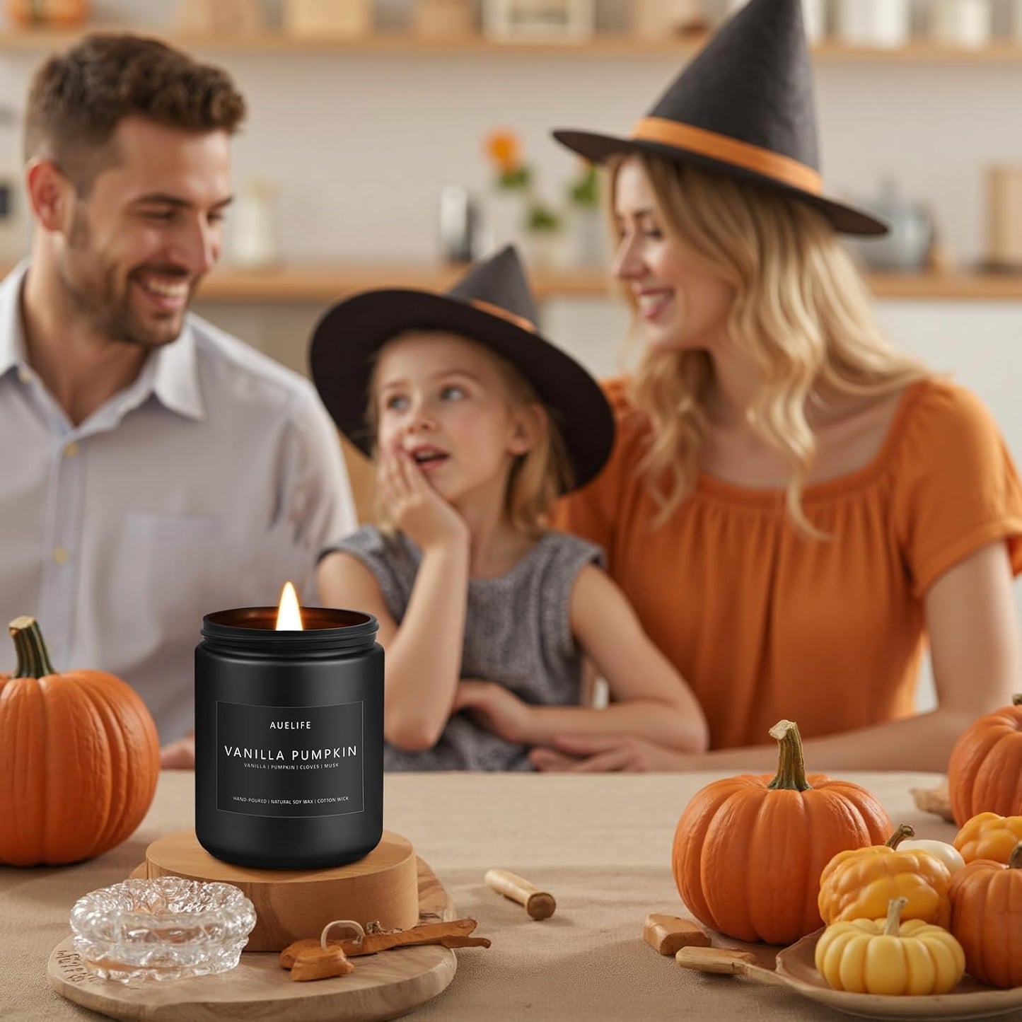 Fall Candle - Harvest Season Scented Candles, Fall Soy Candle for Home Decor, 7 oz Natural Soy Wax โ Long-Lasting Autumn Candles, Aromatherapy Gift for Women & Thanksgiving, 7oz