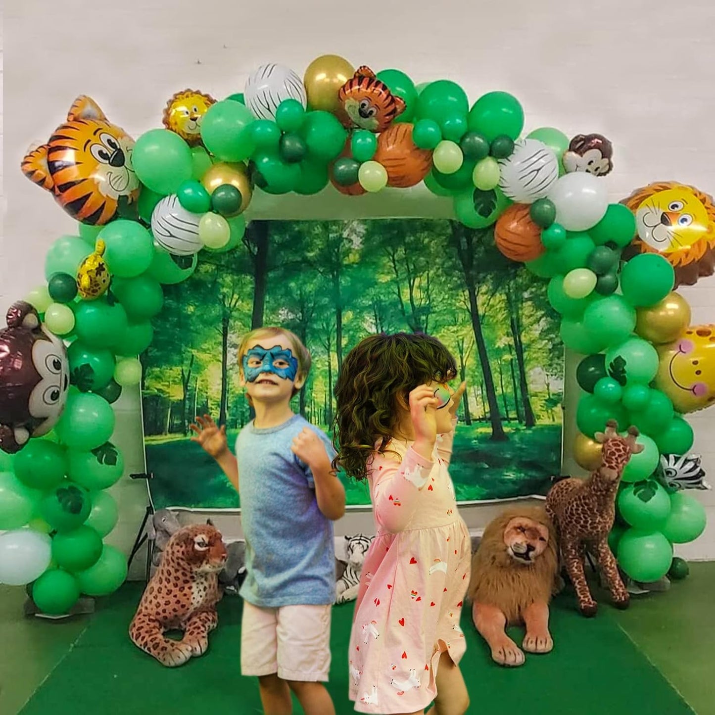 KAWKALSH Green Balloon 12 Inch, 110pcs Latex Party Balloons Helium Bright Color for Birthday Baby Shower Wedding Party Supplies Arch Garland Decoration