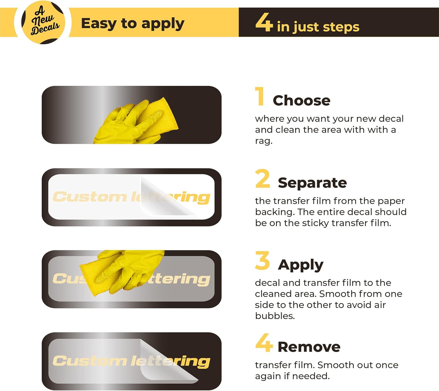 Custom Windshield Decal - Custom Decals for Cars, Truck, Window Lettering - UV Resistant Window Decals for Vehicles - Custom Car Decal Text Banner - Custom Windshield Sticker, Car Truck, SUV