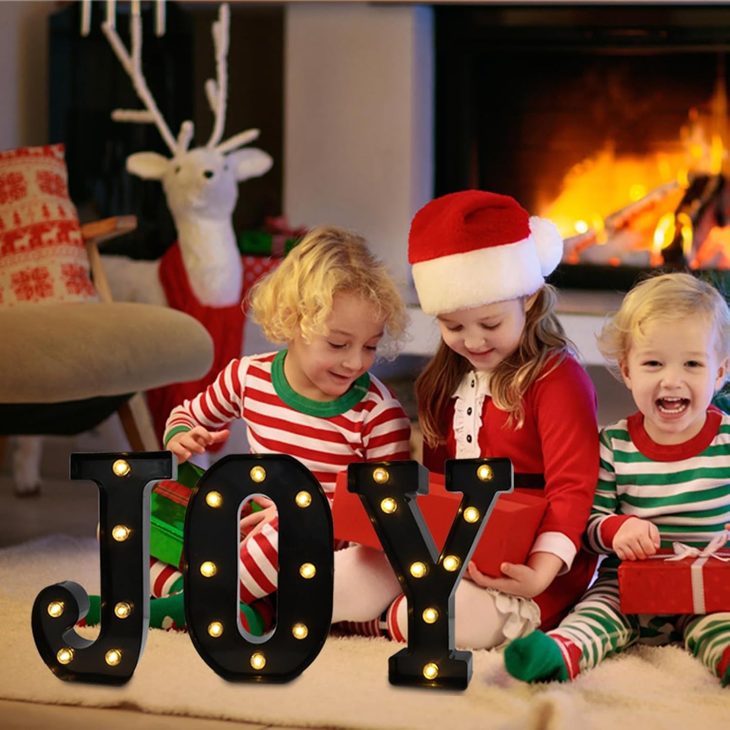 Led Marquee Letters, 8.58 Inch Black Light Up Letters, Small Led Letter Lights, Battery Powered Lighted Letterfor Table, Party, Birthday, Christmas Decor (Black, Letter V)