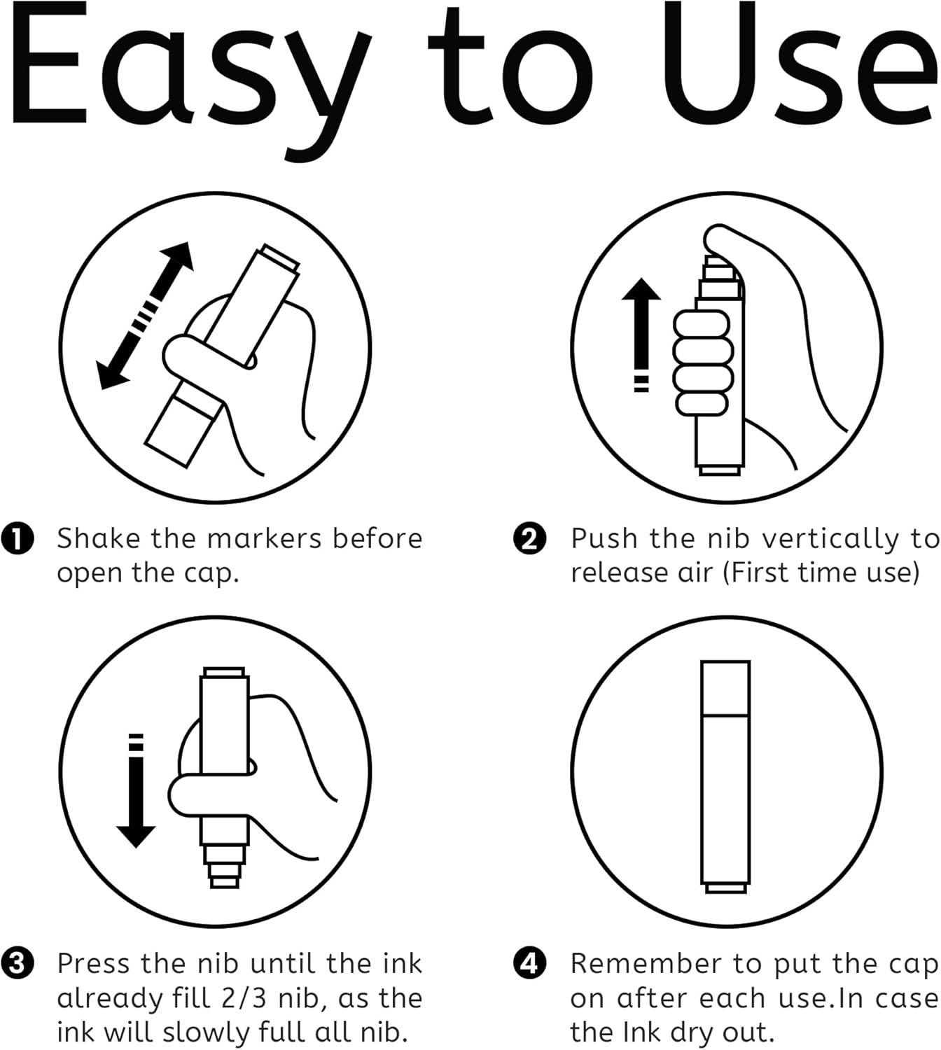 3 Pcs Blue Jumbo Permanent Markers: 15mm Wide Tip Thick Acrylic Paint Pen Large Calligraphy Marker for Rock Painting, Poster, Sign, Canvas, Glass, Wood, Ceramic