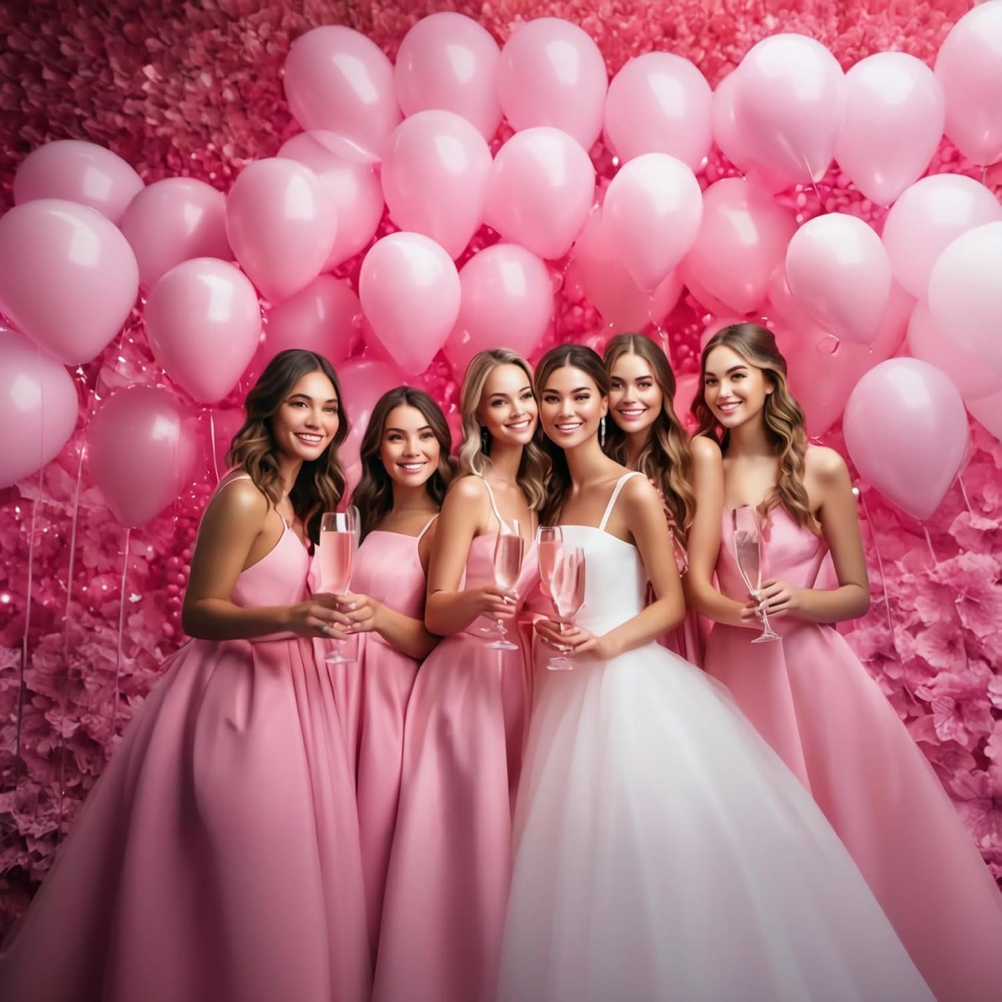 KIDZVEFUN Bridesmaid Proposal Gifts, 12Pcs Chapstick Holder for Bachelorette Party Favors Wedding Bridal Shower Cute Gifts for Women Lip Balm Holder (1 Bride+11Pcs Black)