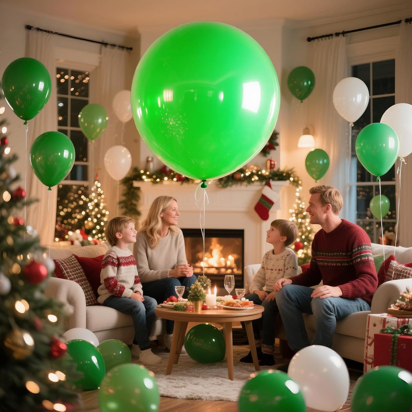 KAWKALSH Lime Green Balloons 9pcs 36 Inch Extra Large Big Jumbo Giant Neon Yellowish Light Green Latex Balloons for Graduation Halloween Summer Baby Showers Birthday Party Decorations