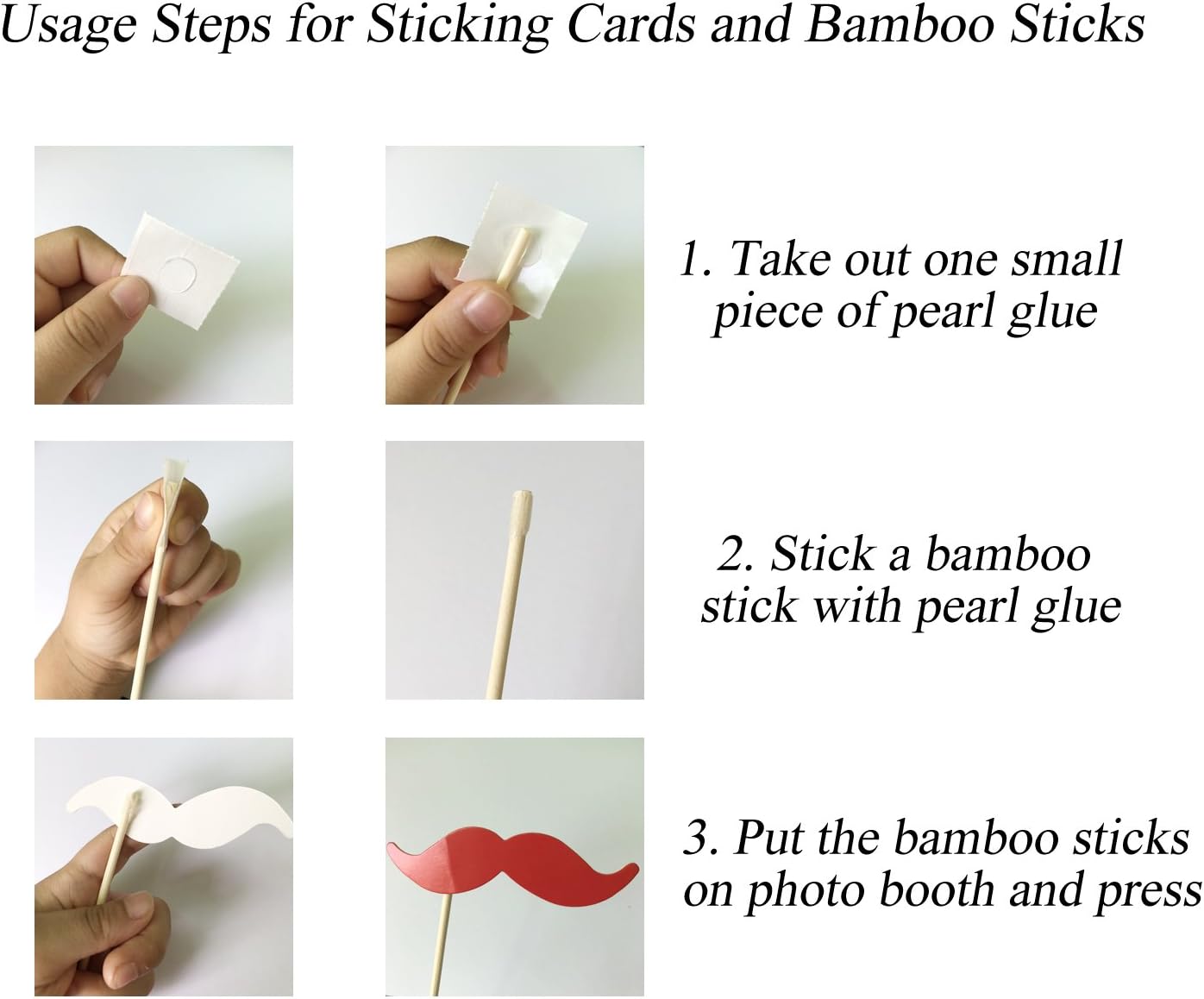 52pcs Wedding Photo Booth Props, Bachelorette Party Photo Booth Prop Kit for Bridal Shower, Engagement and Valentines Party, Photobooth Props Wedding Party Supplies