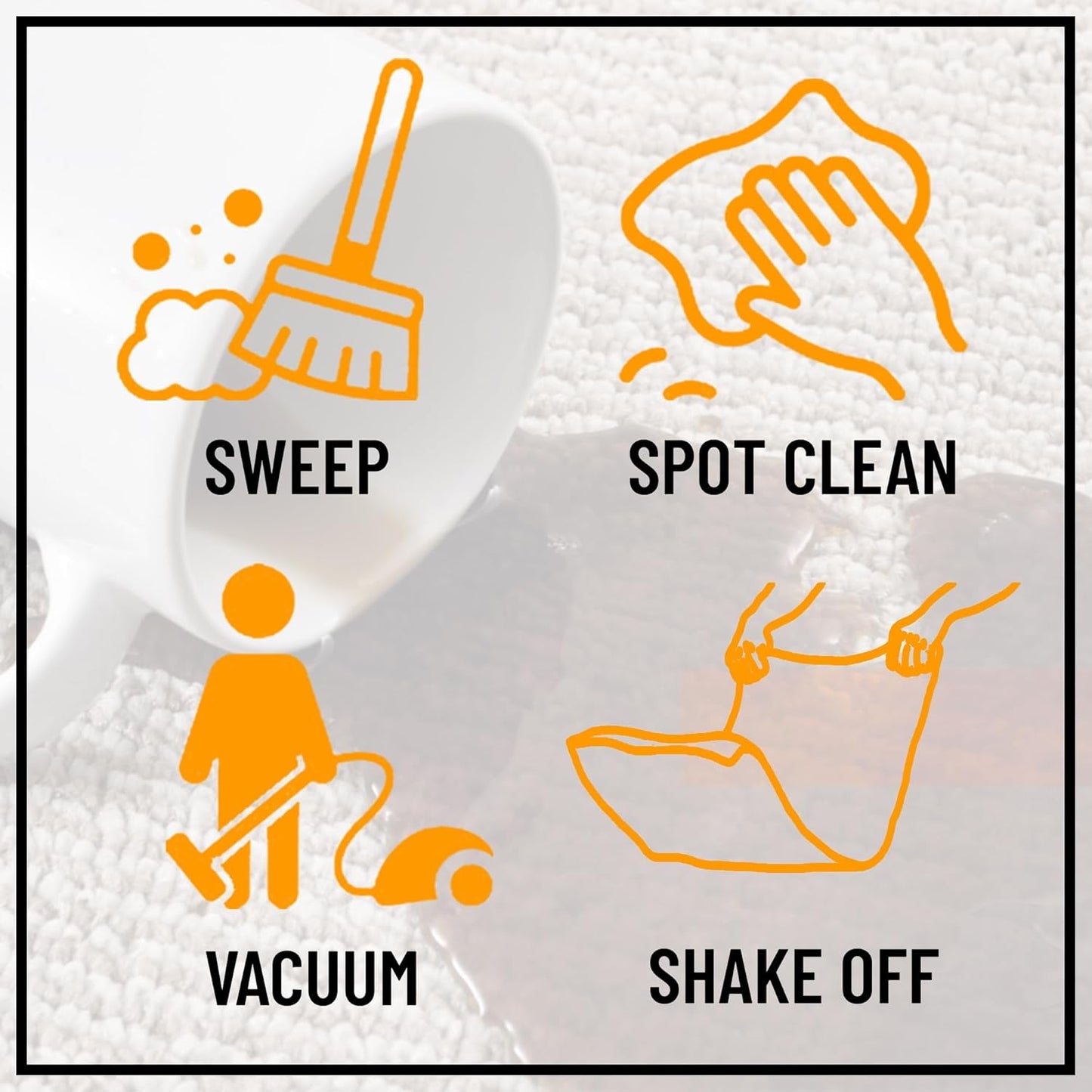 Ottomanson 2x20 Non Slip Extra Long Hallway Runner Rug with Rubber Backing - Solid Modern Kitchen Rug for Bedroom or Living Room, Black, 2' x 20'