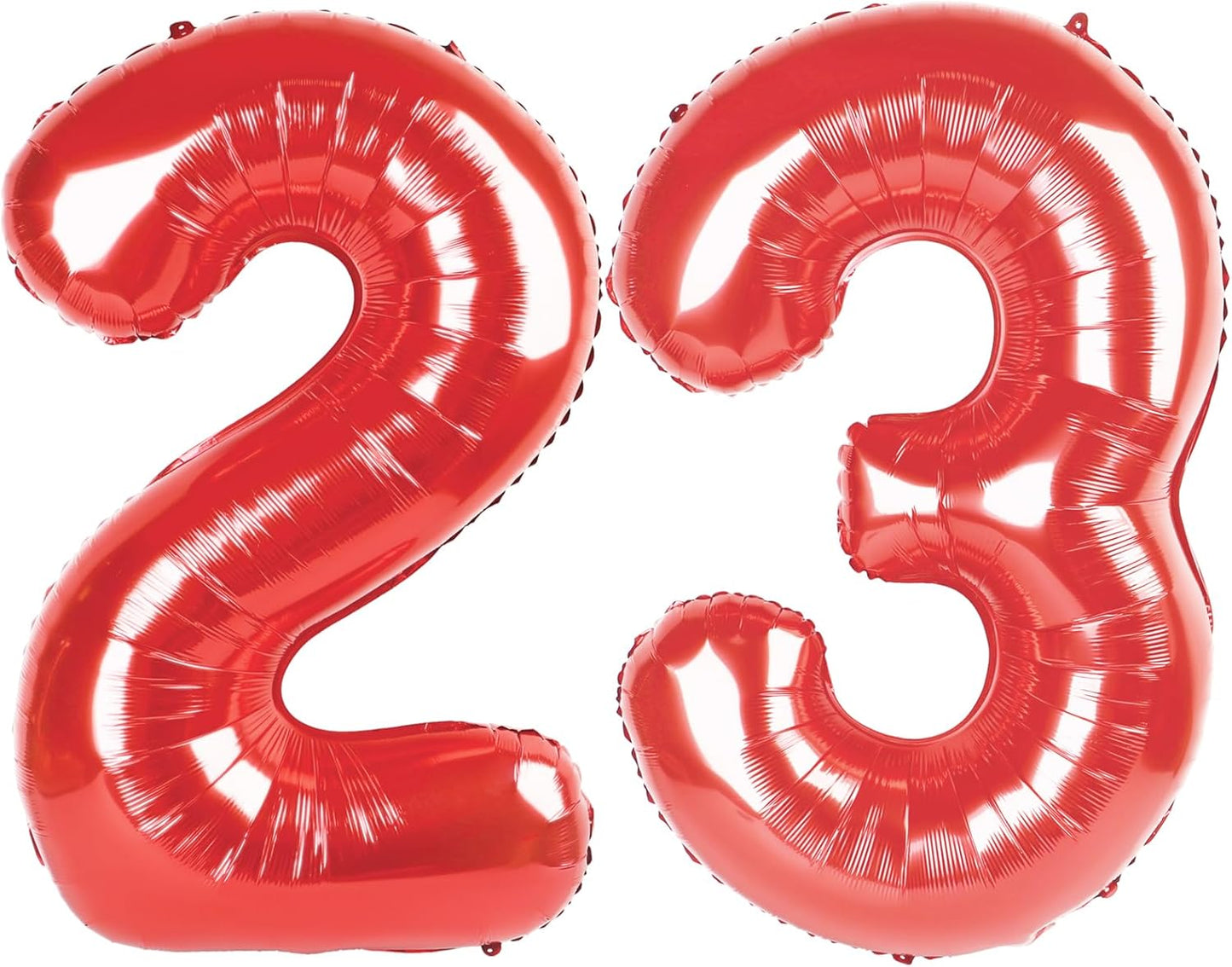 Red Number 23 Balloon