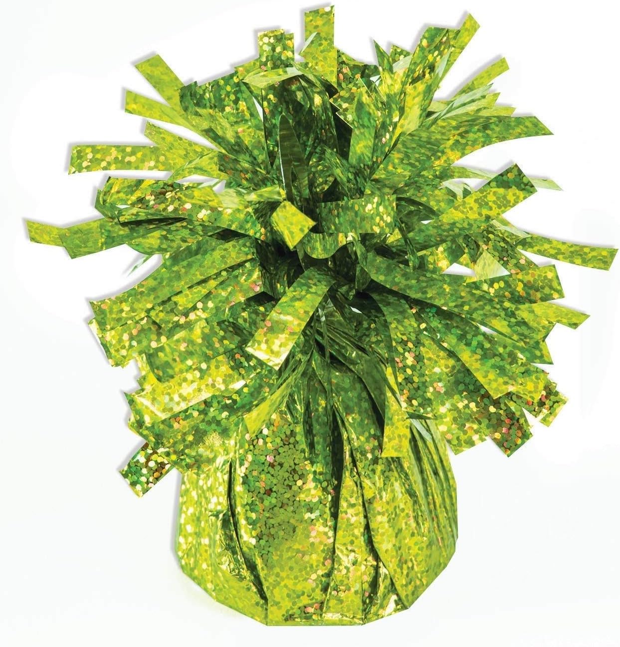 PMU 12 Pcs Kisses Balloon Weights - Decorative Balloon Weight for Christmas, Thanksgiving, Birthday, Party Favors, Wedding & Baby Shower - 6oz. Lime Green, Pkg/12