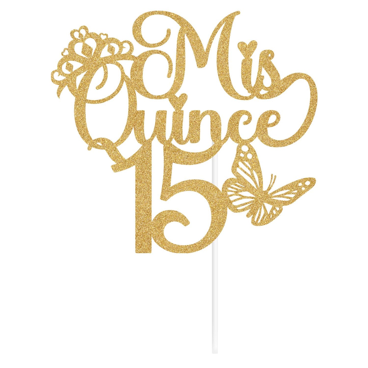 Mis Quince 15 Cake Topper, Mis Años 15, Feliz 15 Años, Cheers to 15 Years, Happy 15th Birthday