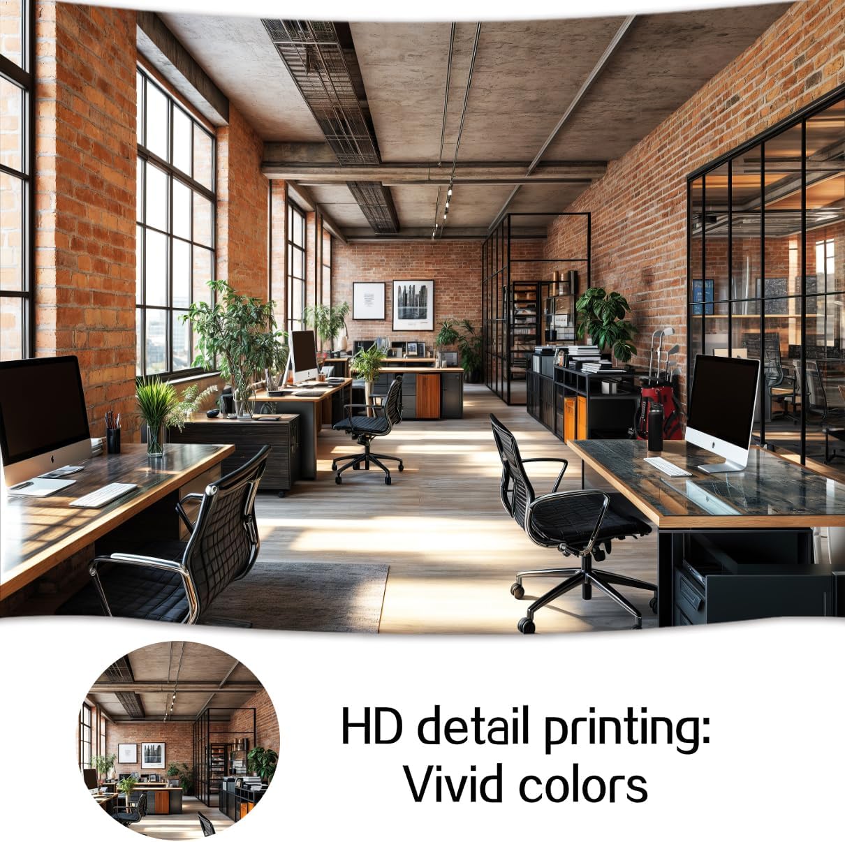 10X8ft Office Video Photo Backdrop Photography Background for Recording Conference, Zoom Home Podcast Backdrops Photo Booth Prop Decorations Wall Decor Tablecloth