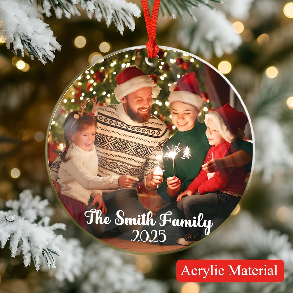 Personalized Christmas Ornaments with Names, Couple Glass Ornament, Custom Wedding Gifts for Couples 2025, Wedding Gift Ideas for Newly Wed Couple, Bride, Bridal Shower, Future Mr & Mrs (F2)