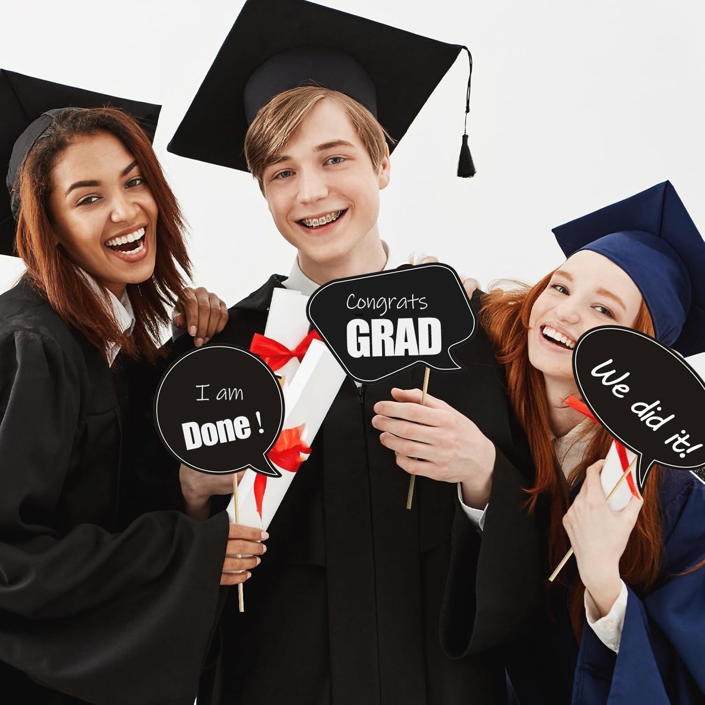 35pcs Insta-Themed Social Media Party Selfie Photo Booth Props with Speech Bubble DIY Photo Props for Birthday, Graduation, Festivals, Anniversary, Wedding Event Decoration Party Supplies