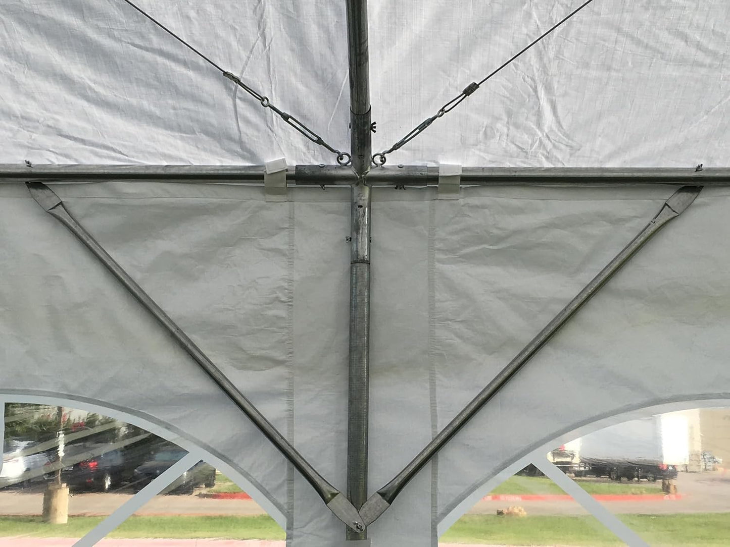 DELTA 30'x20' PE Marquee Tents for Parties, Party Tent, Carpas para Fiestas, Outdoor Wedding Tent, Heavy Duty Waterproof Canopy, Outdoor Event + Storage Bags