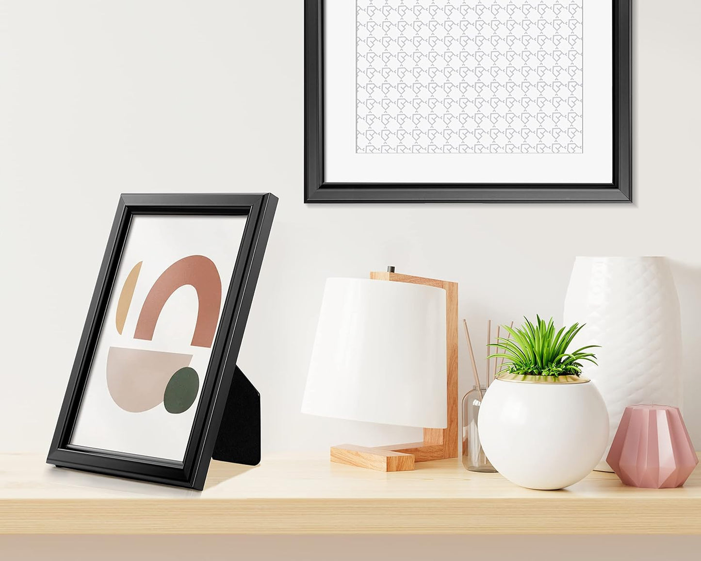 LaVie Home 4x6 Picture Frames (12 Pack, Black) Simple Designed Photo Frame with High Definition Glass for Wall Mount & Table Top Display, Set of 12 Classic Collection