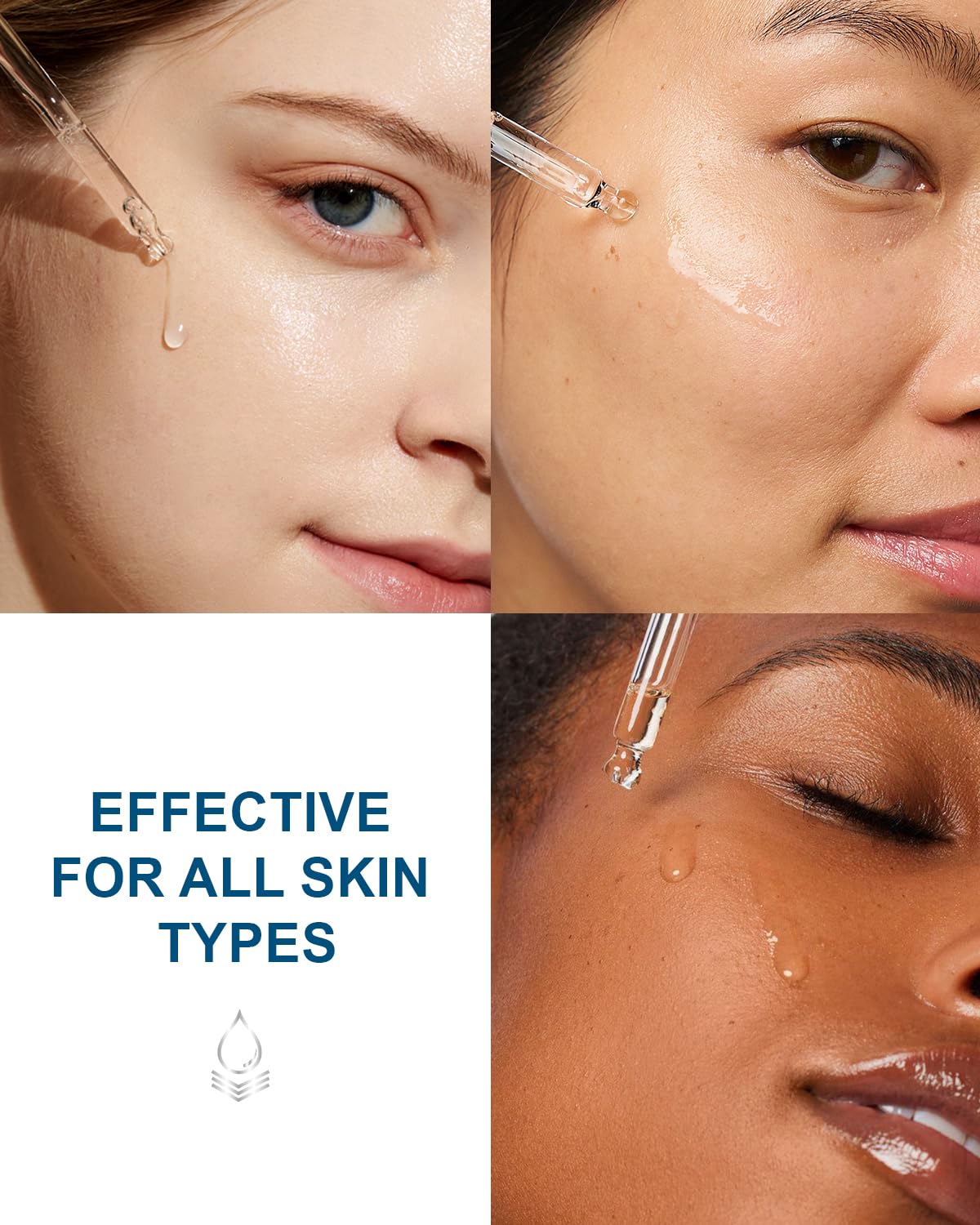 Yoken EWG Verified Hyaluronic Acid Serum for Face 8 + 2 fl oz, Vitamin B5 & Triple Pure Hyaluronic Acid 2%, Anti-aging Facial Serum for Fine Line Wrinkle Hydrating Serum Plump Dry Skin Fragrance-Free