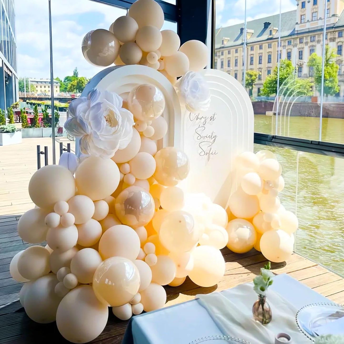 90pack Pastel Orange Balloons Different Size 18/12/10/5 Inch Orange Balloon Garland Arch Kit for Graduation, Wedding, Birthday, Princess Theme, Baby Shower, Anniversary Party Decorations