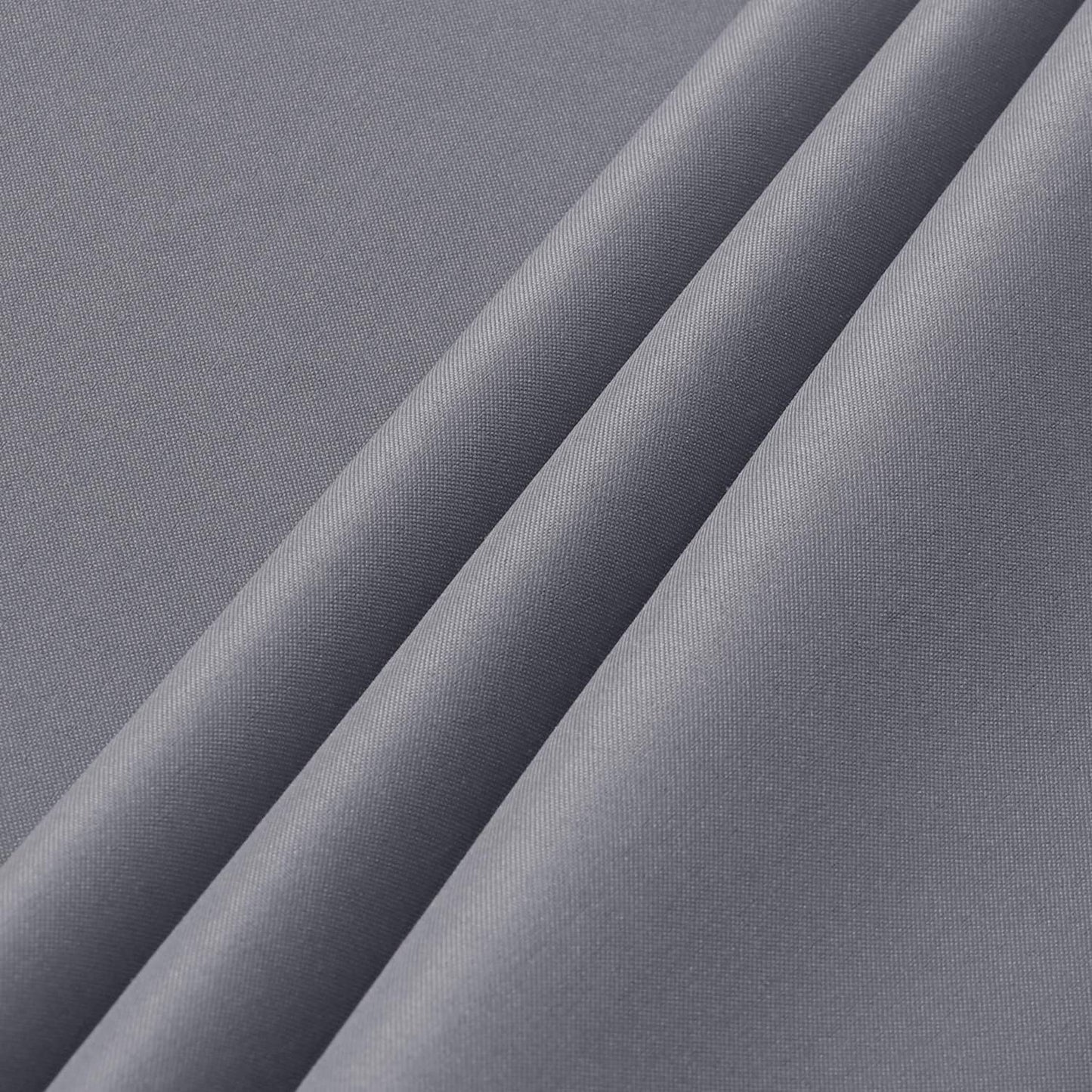 sancua 2 Pack Light Grey Tablecloth 60 x 120 Inch, Rectangle 8 Feet Table Cloth - Stain and Wrinkle Resistant Washable Polyester Table Cover for Dining Tables, Buffet Parties and Camping