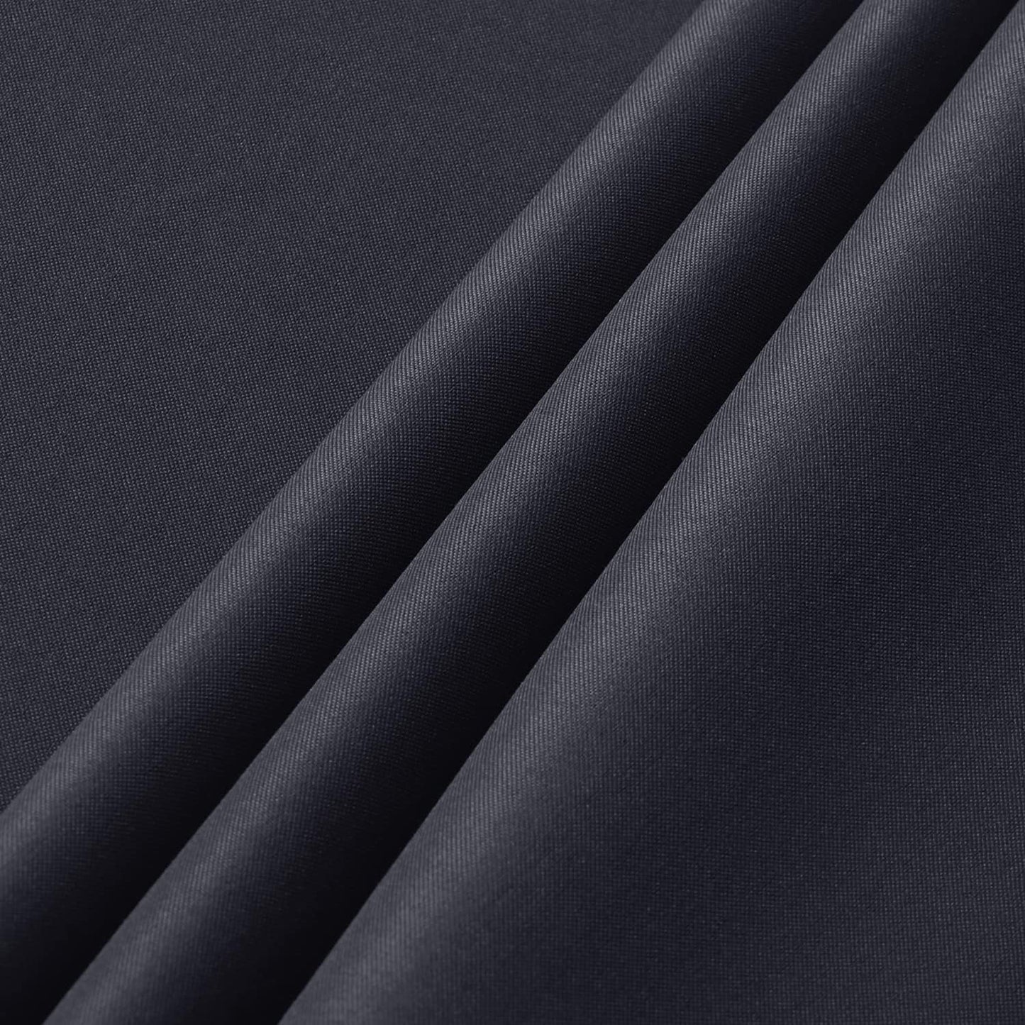 sancua 2 Pack Dark Grey Tablecloth 54 x 54 Inch, Stain and Wrinkle Resistant Square Table Cloth - Washable Polyester Table Cover for Dining Tables, Buffet Parties and Camping