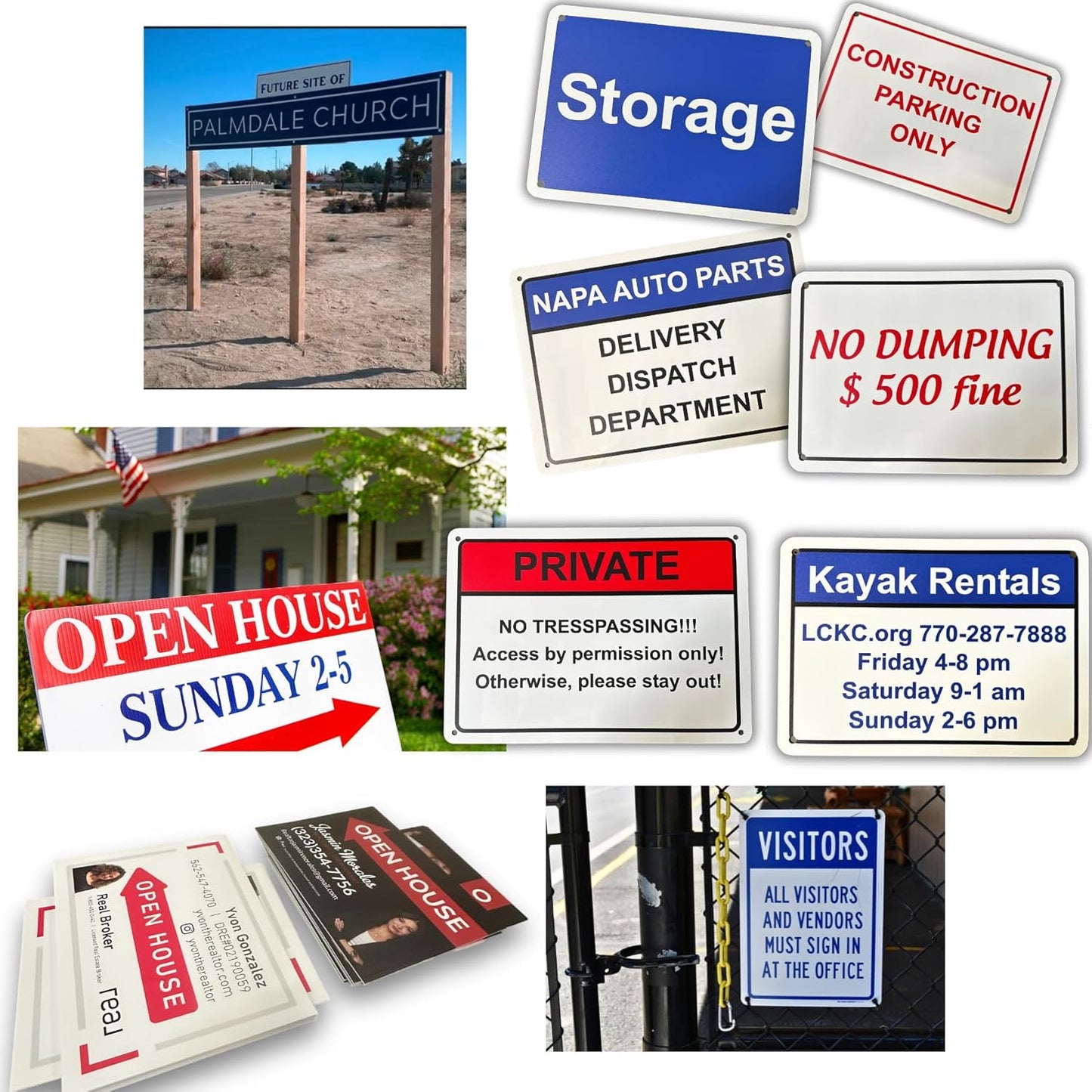 avgrafx Custom Metal Signs, 10x7 inches, Solid Aluminum, UV Printed, Portrait Orientation, No Soliciting, SIGNAGE, Residential & Commercial, Indoor & Outdoor, Door & Wall Mount, Home & Business