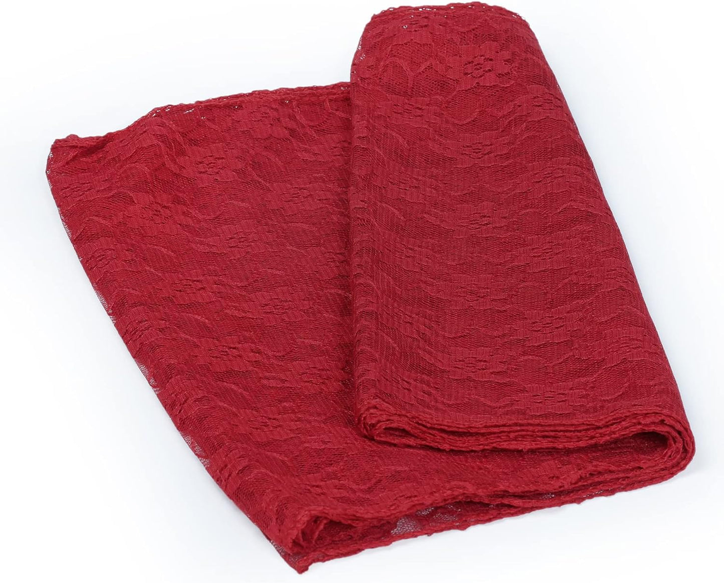 MDS Pack of 12 Wedding 12 x 108 inches Satin Table Runner for Wedding, Decorations for Birthday Parties, Banquets, Graduations, Engagements, Runners fit Rectangle, Round Table- Apple red