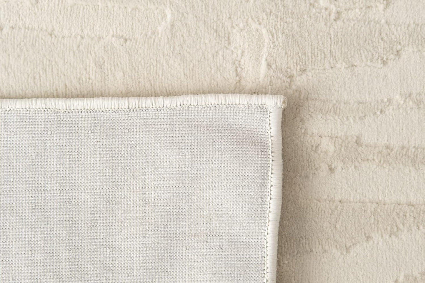 Revival Rugs Shell 10'6" x 14'3" Machine Washable Area Rug for Living Room Bedroom - 100% Recycled Oeko-TEX Certified, Medium Pile, Beige, Cream