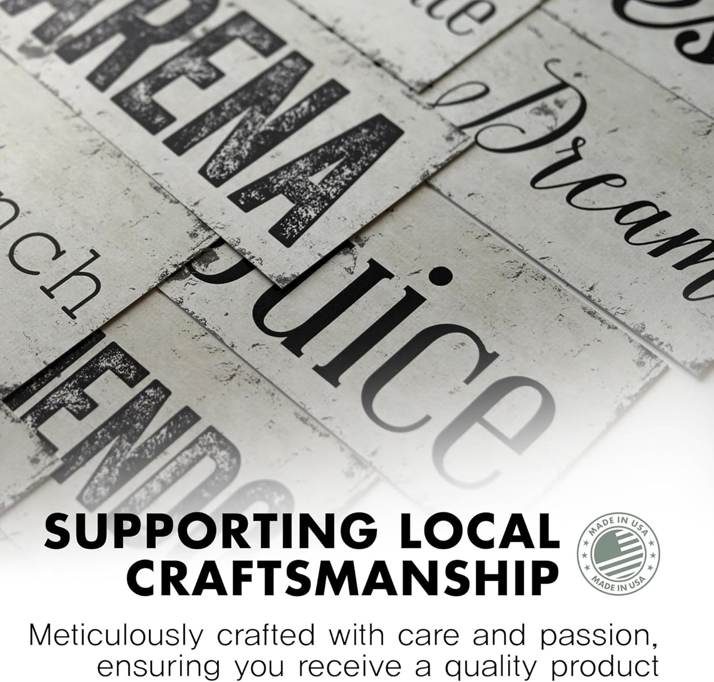 Rustic Custom Metal Sign - Custom Sign for Indoor or Outdoor Use (Rustic Tan Border)