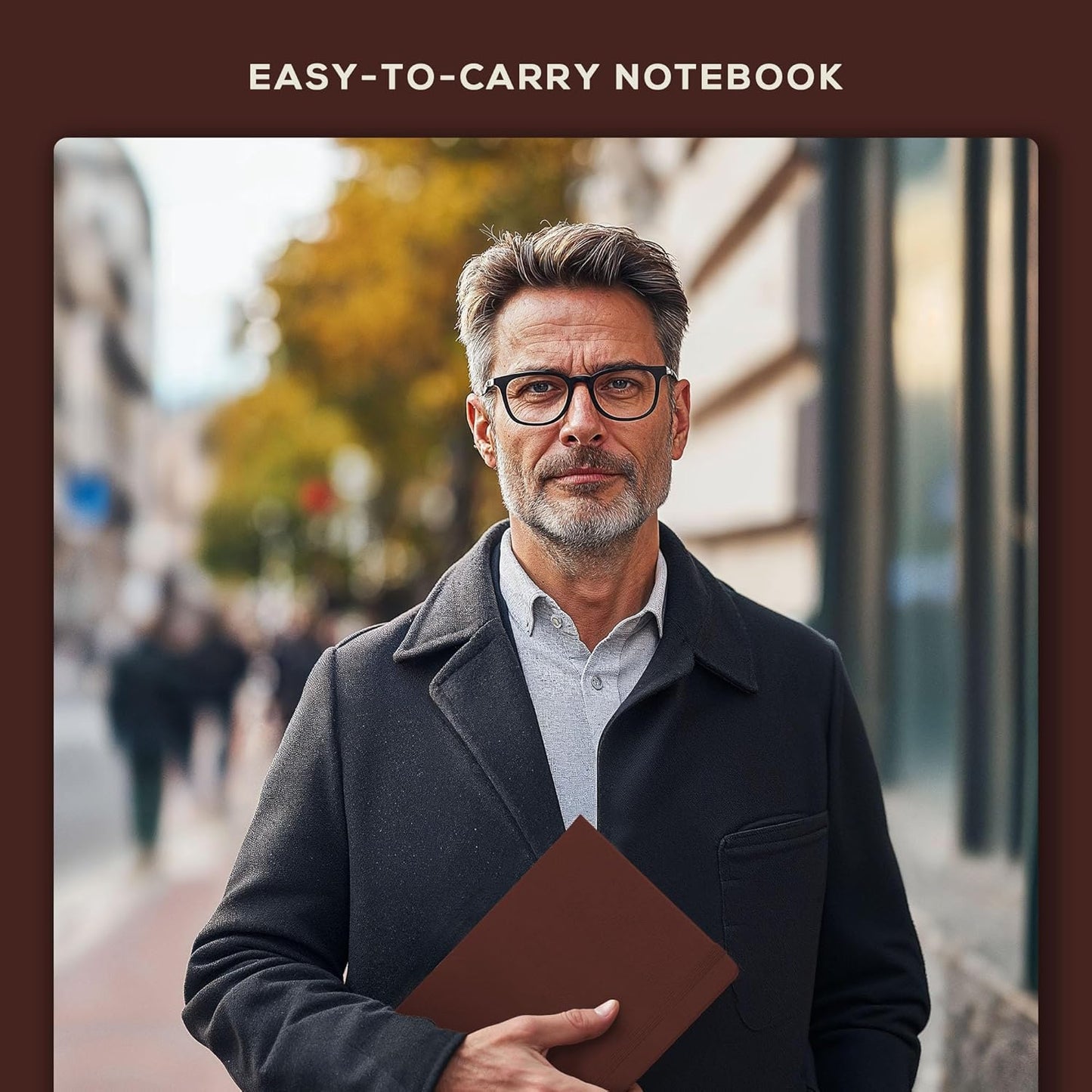 Beechmore Books A4 Sketchbook ??8.5x11 Premium Vegan Leather Bound Large Sketch Book Hardcover with 156 Thick 160gsm Perforated Ivory Pages, Blank Sketch Pad, Gift Boxed, Back Pocket, Ribbon Bookmark