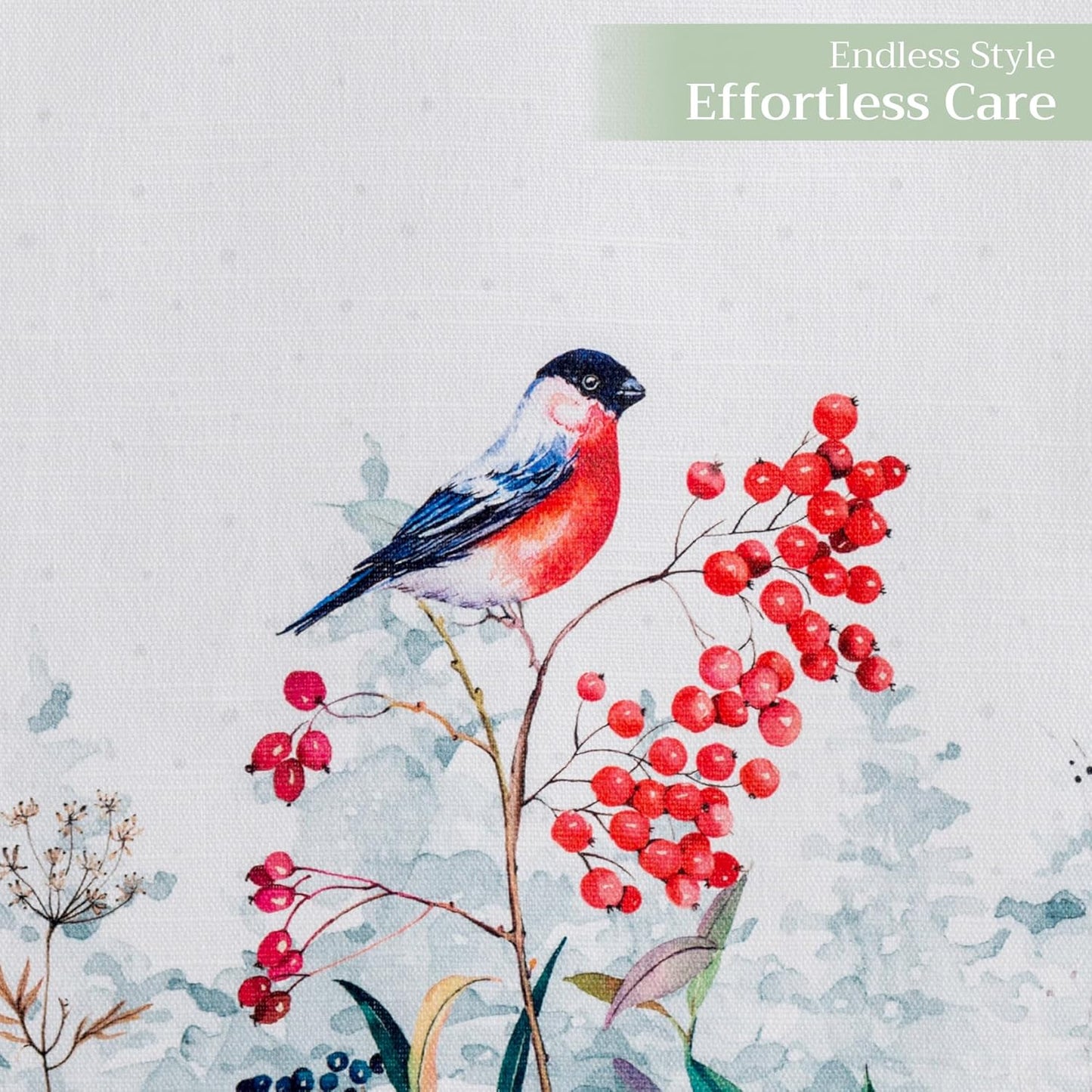 Maison d' Hermine Table Runner 100% Cotton Single Layer Table Runners 72 inches Long Decorative for Home Kitchen Dining Party Baby Shower Wedding Bridal Shower (Morzine, 14.50" x 72")