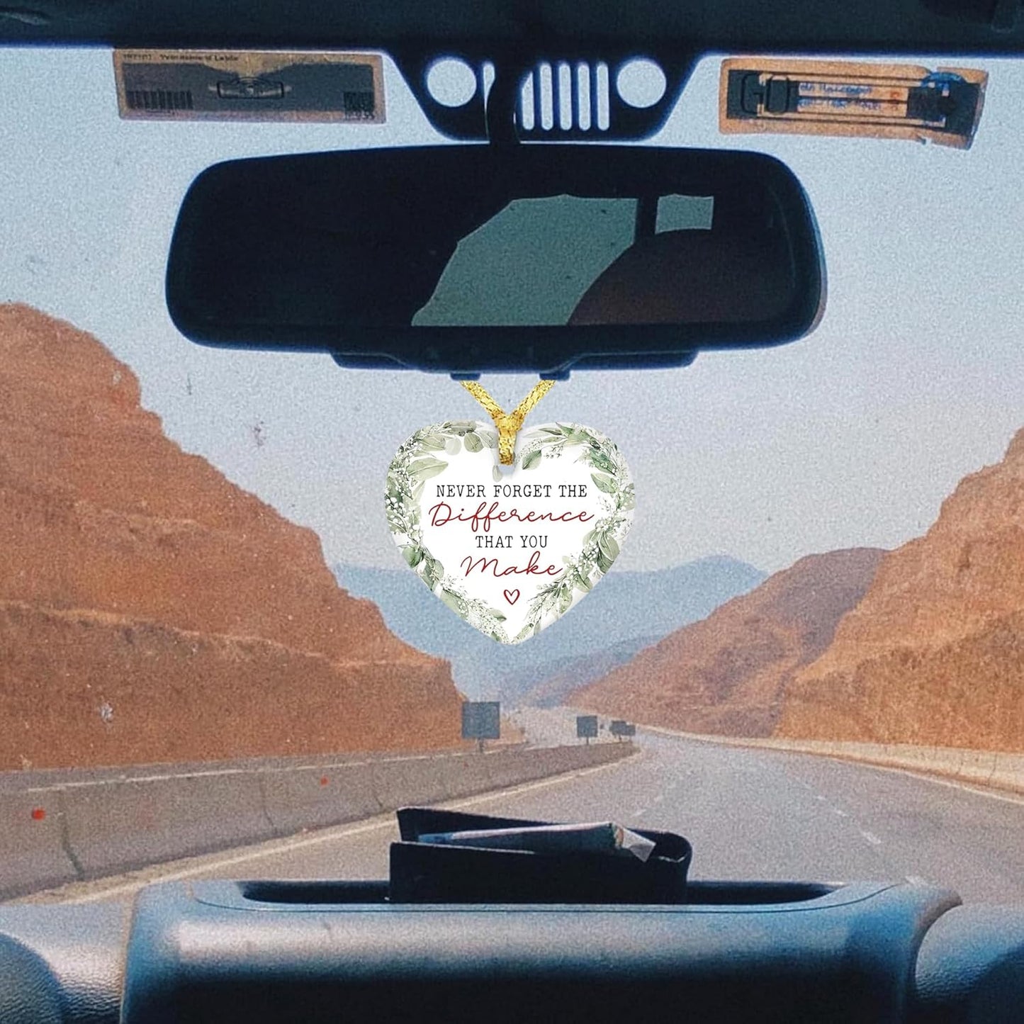 GOSSBY Thank You Christmas Ornament - Retirement, Leaving Job, Goodbye, Farewell Gift for Coworker - Christmas, Appreciation Gift for Employee, Boss Women, Men - Never Forget The Different You Make