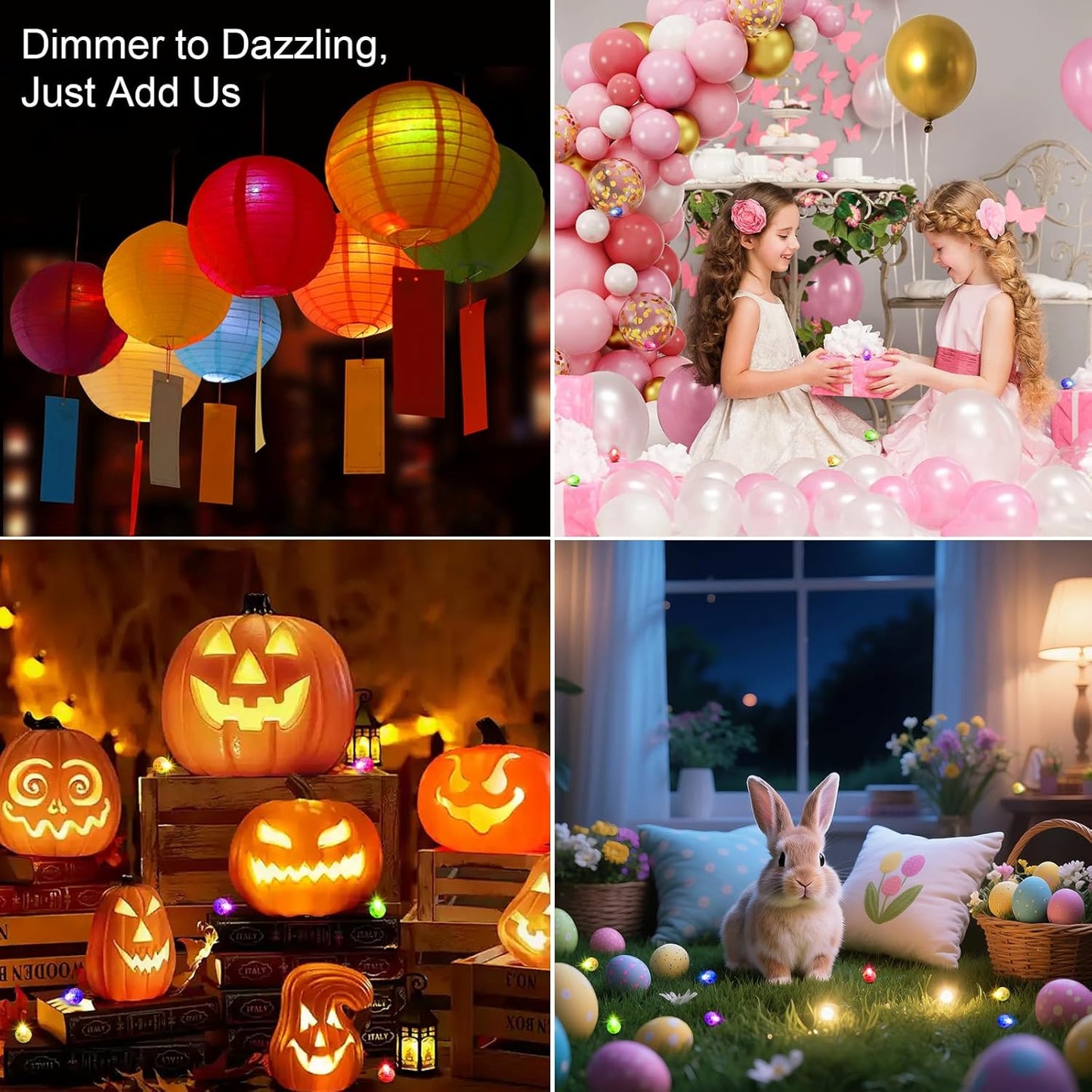 Aogist 200Pcs Multicolor Balloon Lights with Hook,Long Standby Time,Waterproof Mini Light for Birthday Party Wedding Christmas Halloween Easter Decorative (Flash)