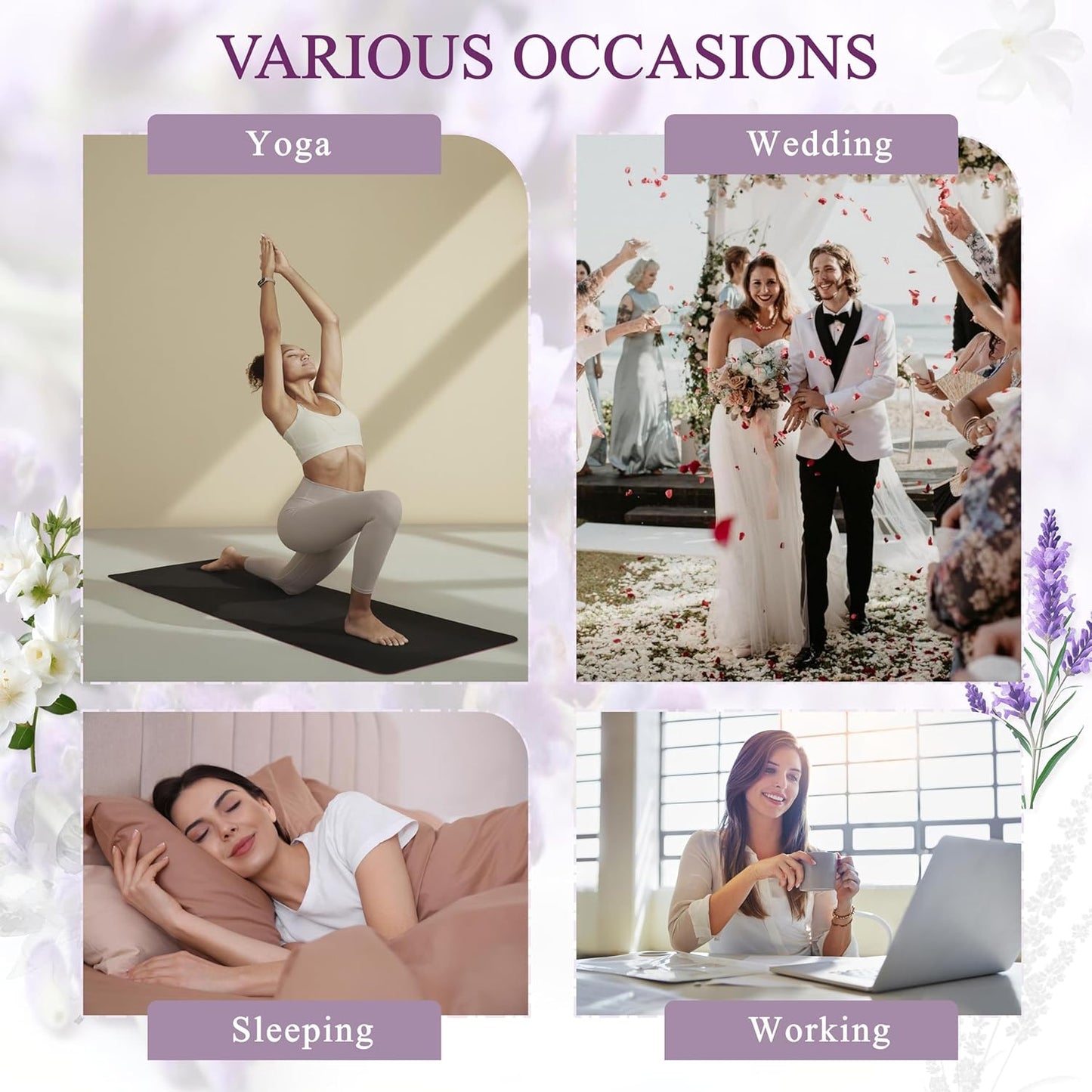 ACITHGL 36 Pcs 4oz Mini Mason Jar Candles Small Scented Candles Bulk Aromatherapy Ideal Souvenir Favors for Wedding Birthday Party (Freesia, Lavender, Jasmine, Black)