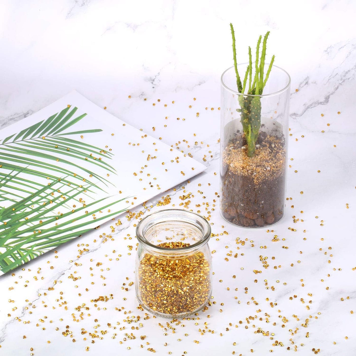 10000 Clear Wedding Table Scatter Confetti Crystals Acrylic Diamonds Rhinestones for Table Centerpiece Decorations Wedding Bridal Shower Decorations Vase Beads