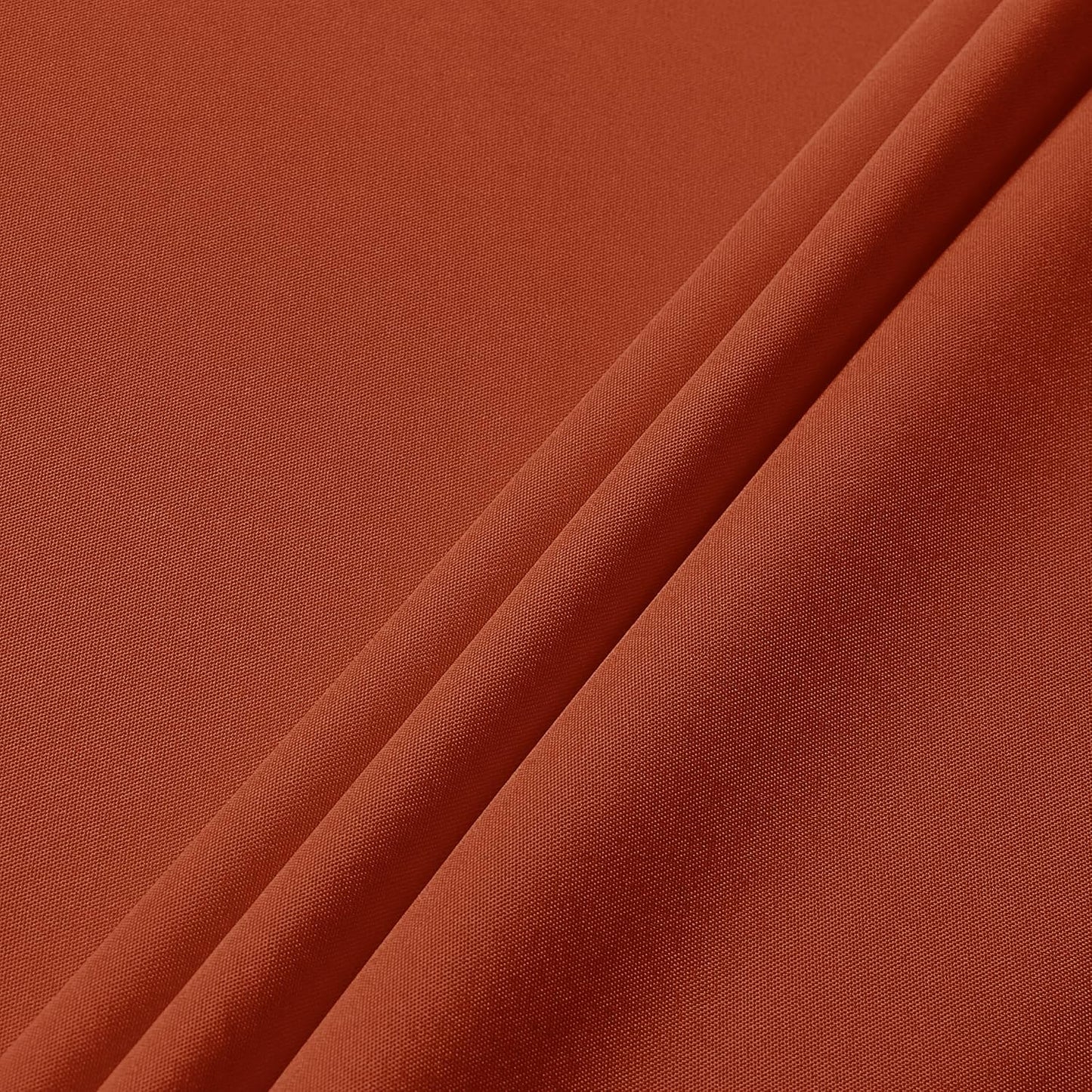 sancua Thanksgiving Round Tablecloth - 90 Inch Burnt Orange - Water Resistant Spill Proof Washable Polyester Fall Table Cloth Decorative Fabric Table Cover for Dining Buffet Parties and Camping, Rust