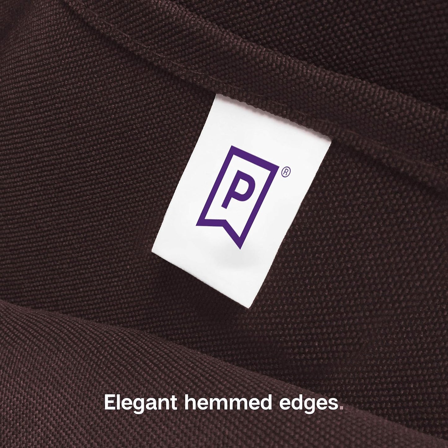 Gee Di Moda Rectangle Tablecloth - 90 x 156 Inch Chocolate Table Cloth for 8 Foot Table with Floor-Length Drop - Heavy Duty Washable Fabric - 8 Ft Buffet Table, Holiday Party, Wedding & Baby Shower