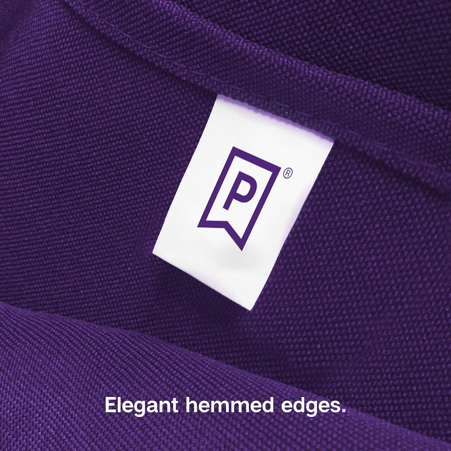 Gee Di Moda Square Tablecloth - 70 x 70 Inch Purple Table Cloth for Medium Square or Round Tables - Heavy Duty Washable Fabric - for Buffet Table, Holiday Party, Dinner, Wedding & Baby Shower