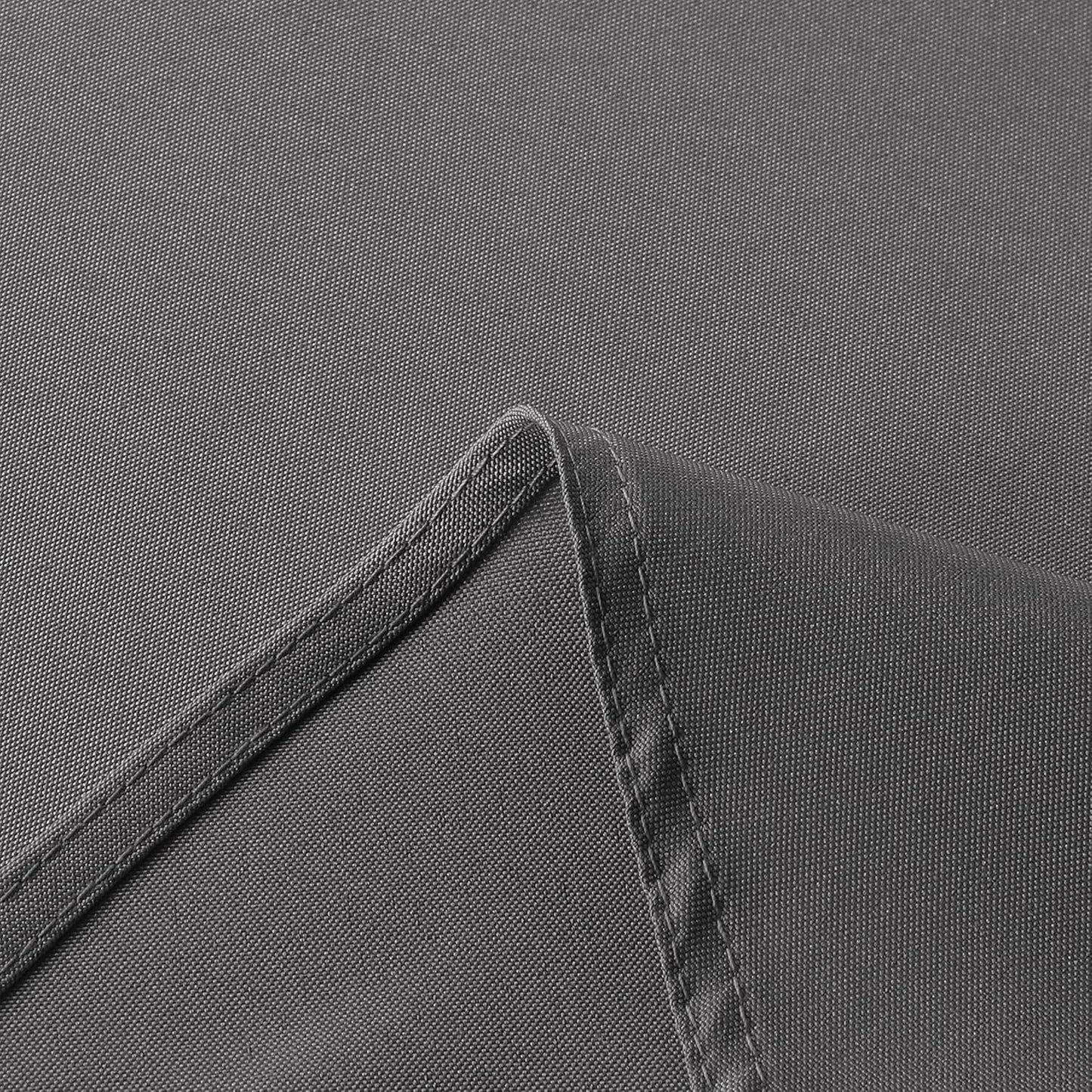 sancua Round Tablecloth - 108 Inch - Water Resistant Spill Proof Washable Polyester Table Cloth Decorative Fabric Table Cover for Dining Tables, Buffet Parties and Camping, Light Grey